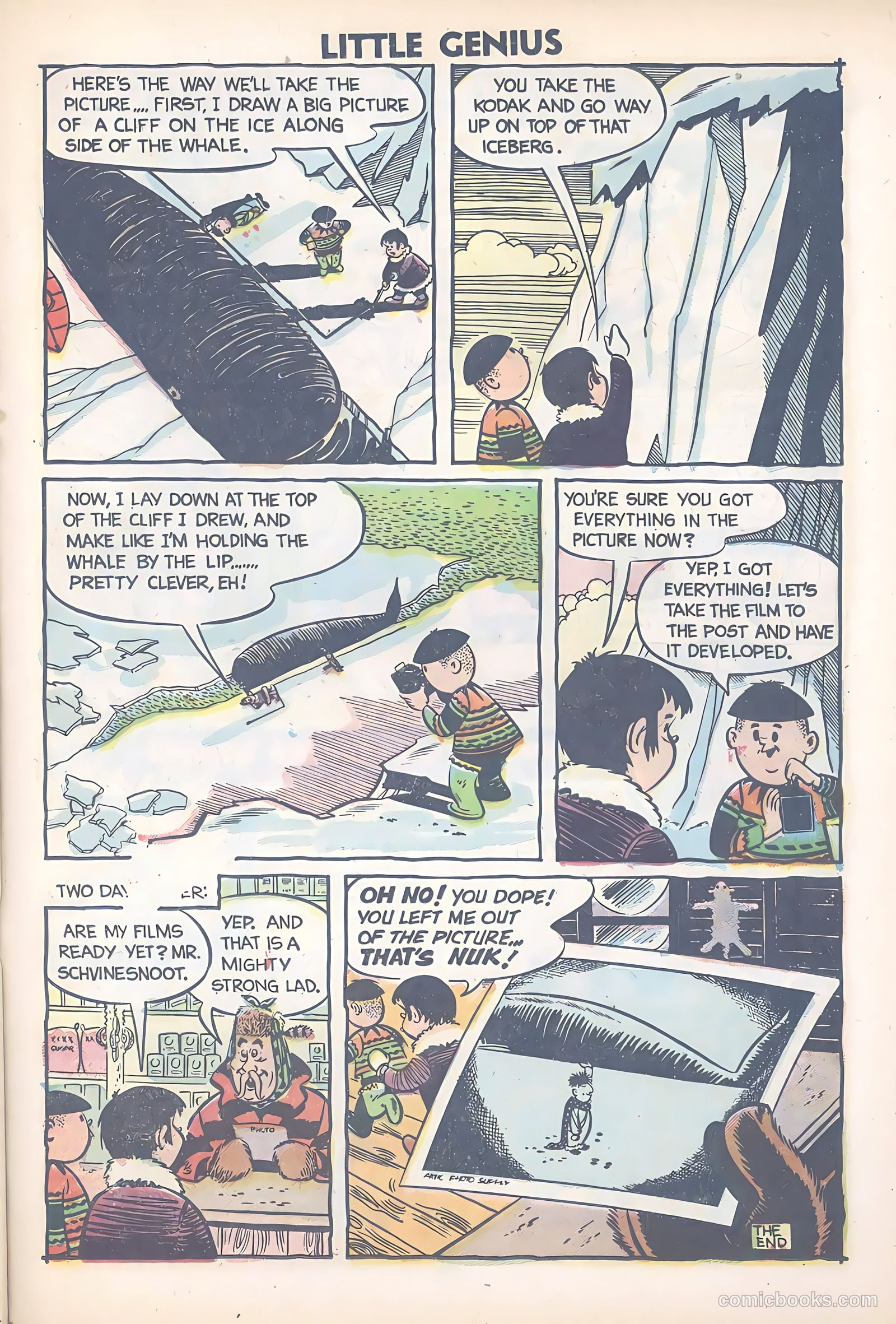 Li'l Genius #7 (1955) — page 21 of 36