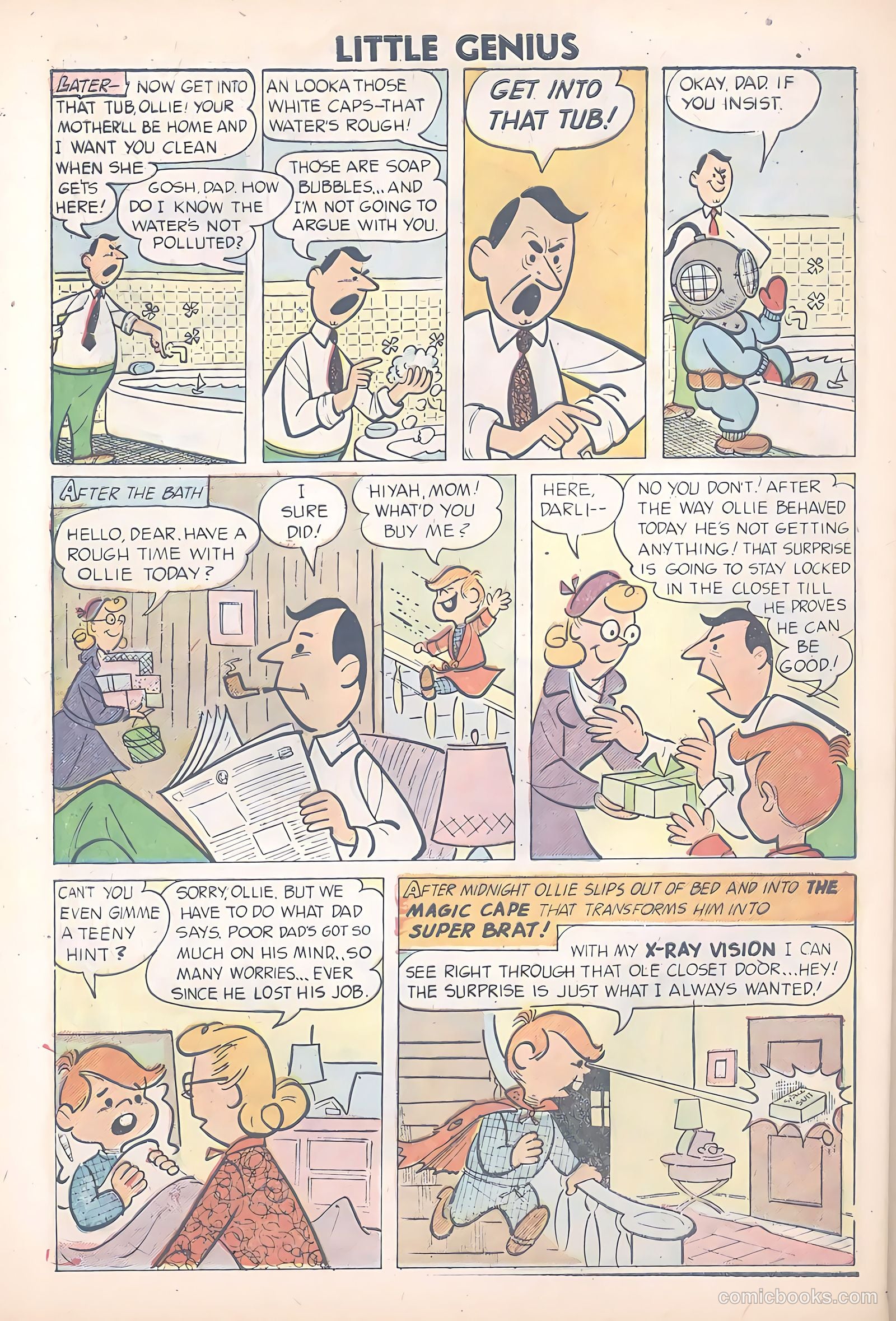 Li'l Genius #7 (1955) — page 28 of 36