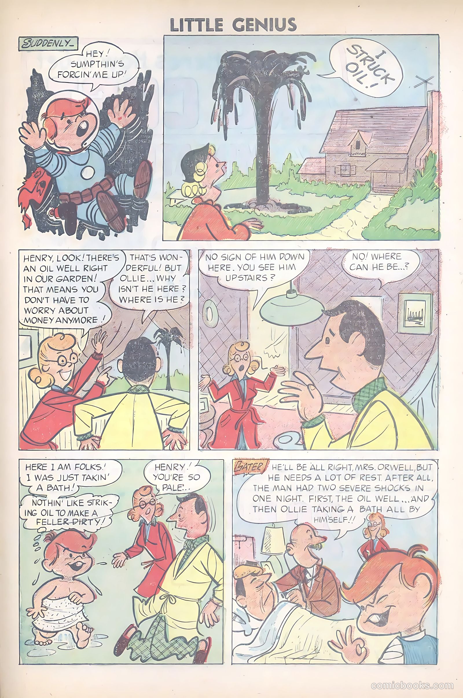 Li'l Genius #7 (1955) — page 33 of 36
