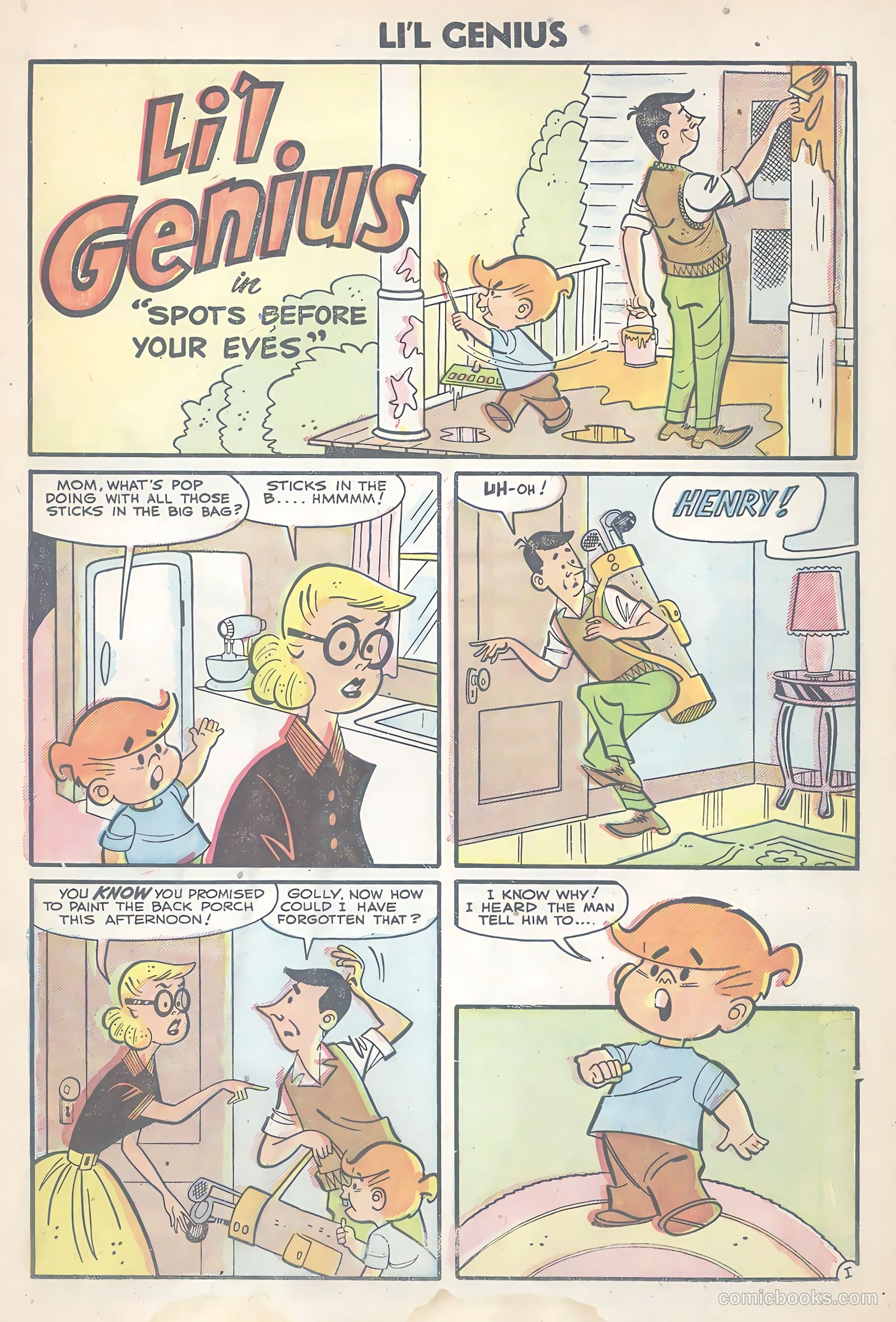 Li'l Genius #8 (1956) — page 3 of 36