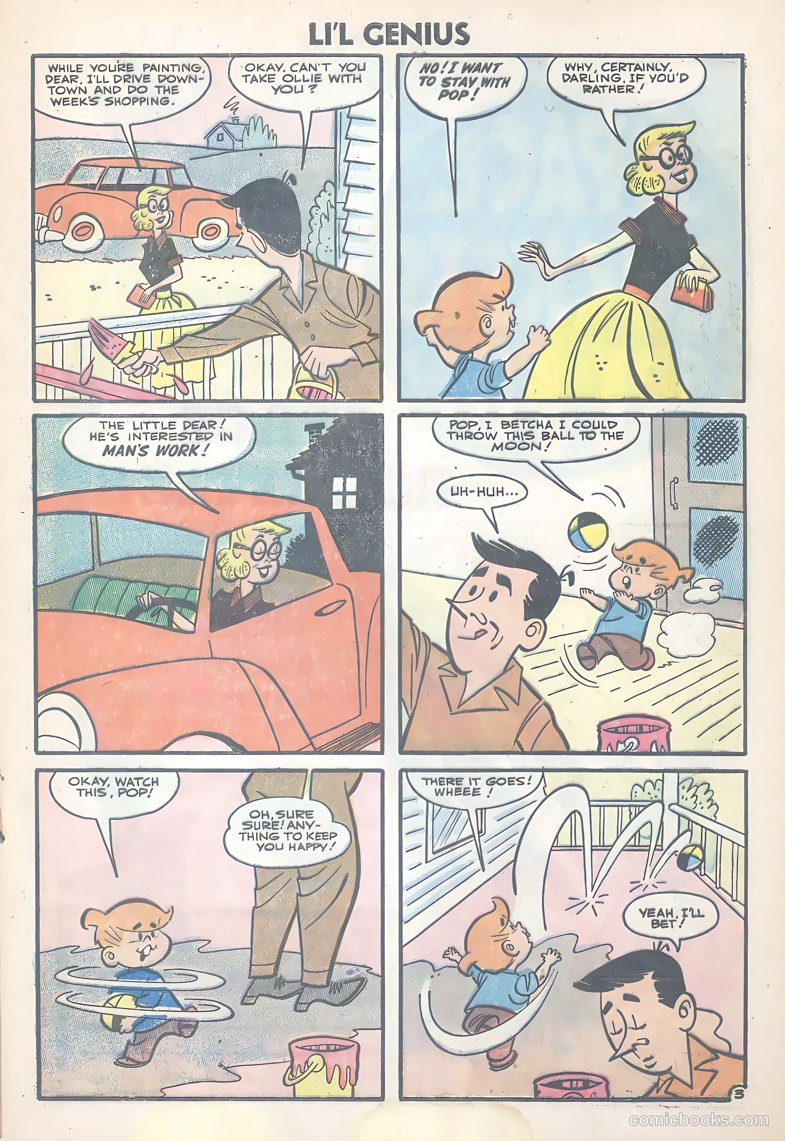 Li'l Genius #8 (1956) — page 5 of 36