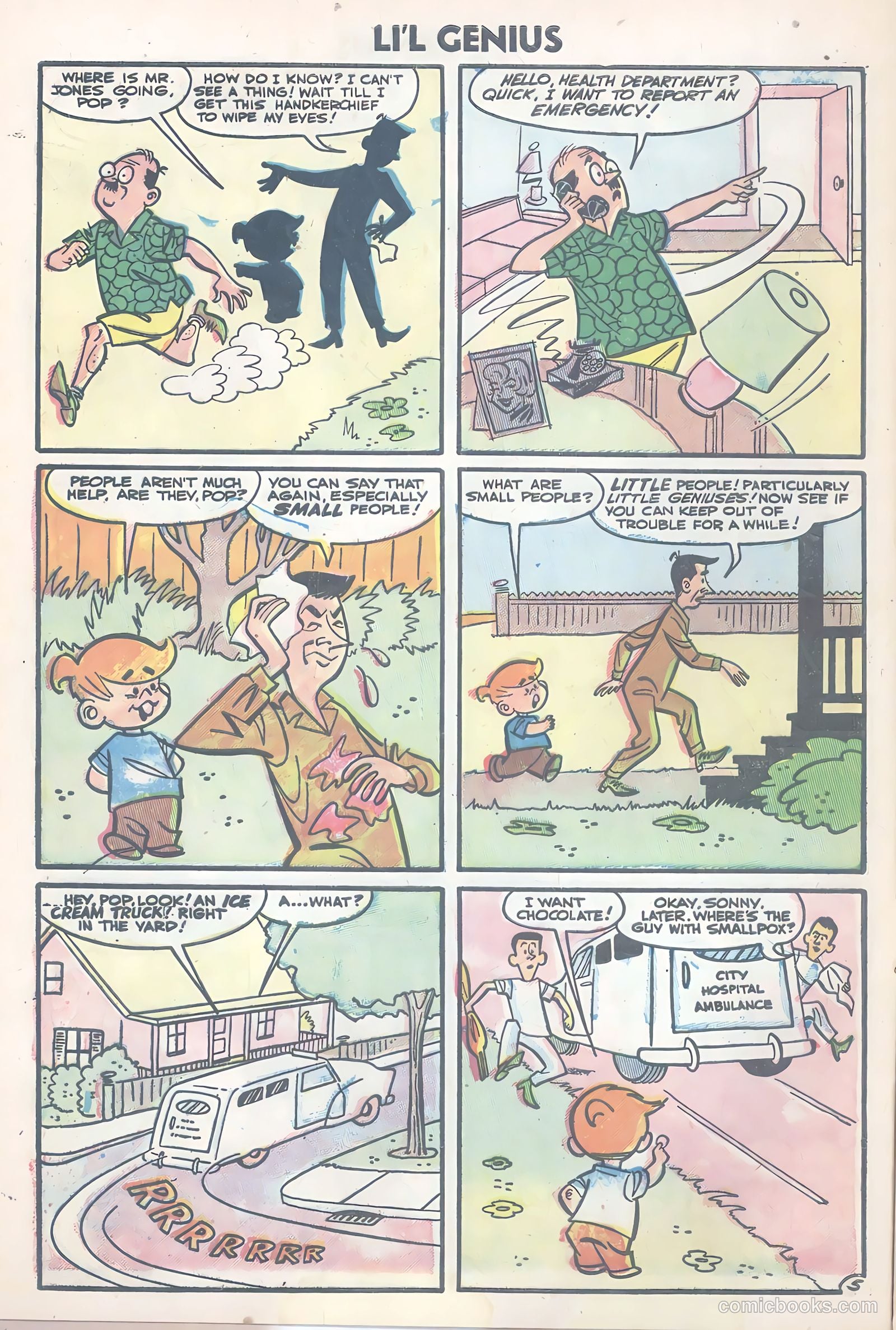 Li'l Genius #8 (1956) — page 8 of 36