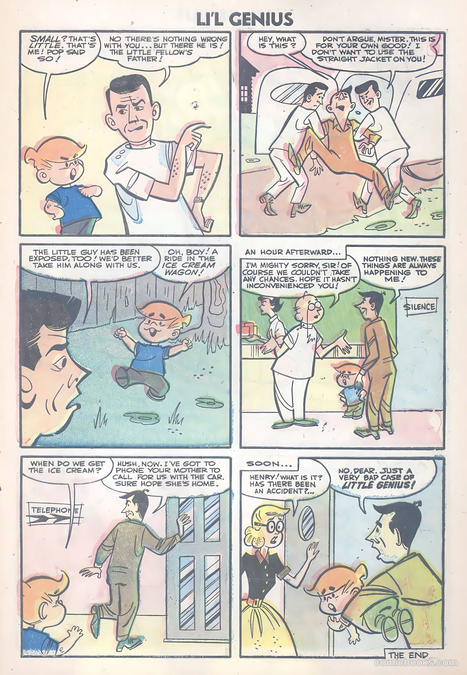 Li'l Genius #8 (1956) — page 9 of 36
