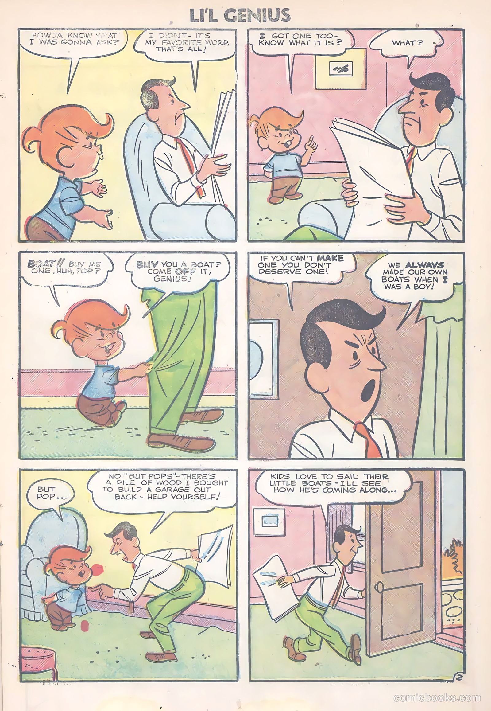 Li'l Genius #8 (1956) — page 11 of 36