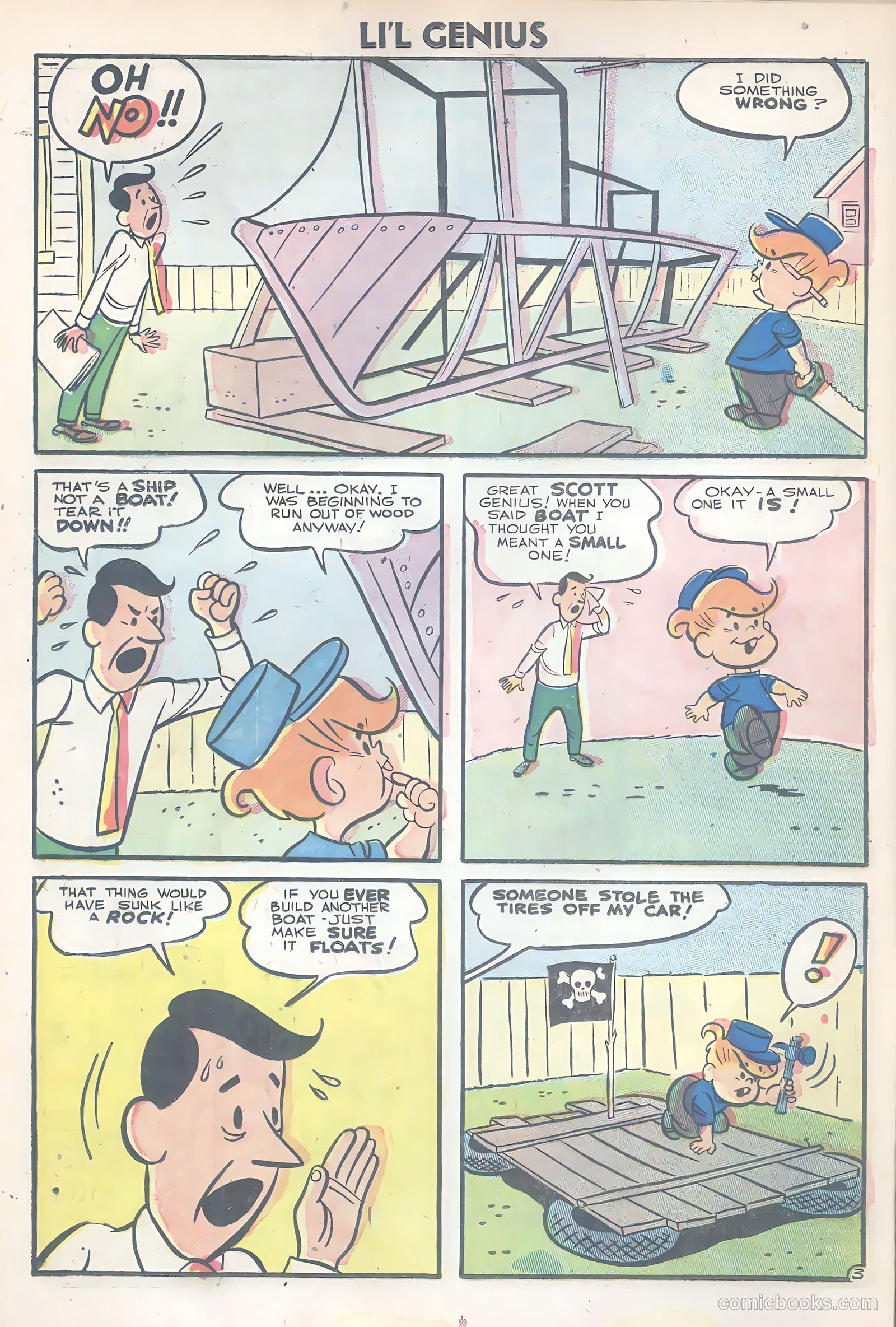 Li'l Genius #8 (1956) — page 12 of 36