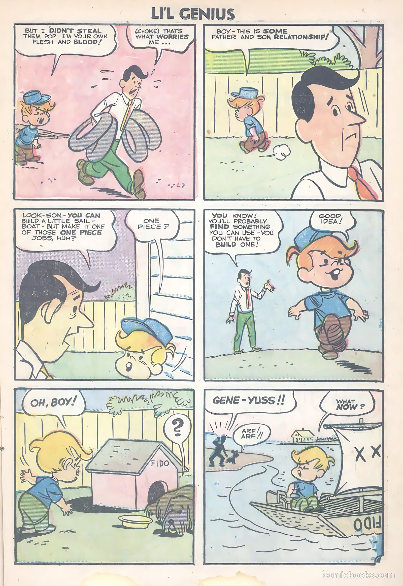 Li'l Genius #8 (1956) — page 13 of 36