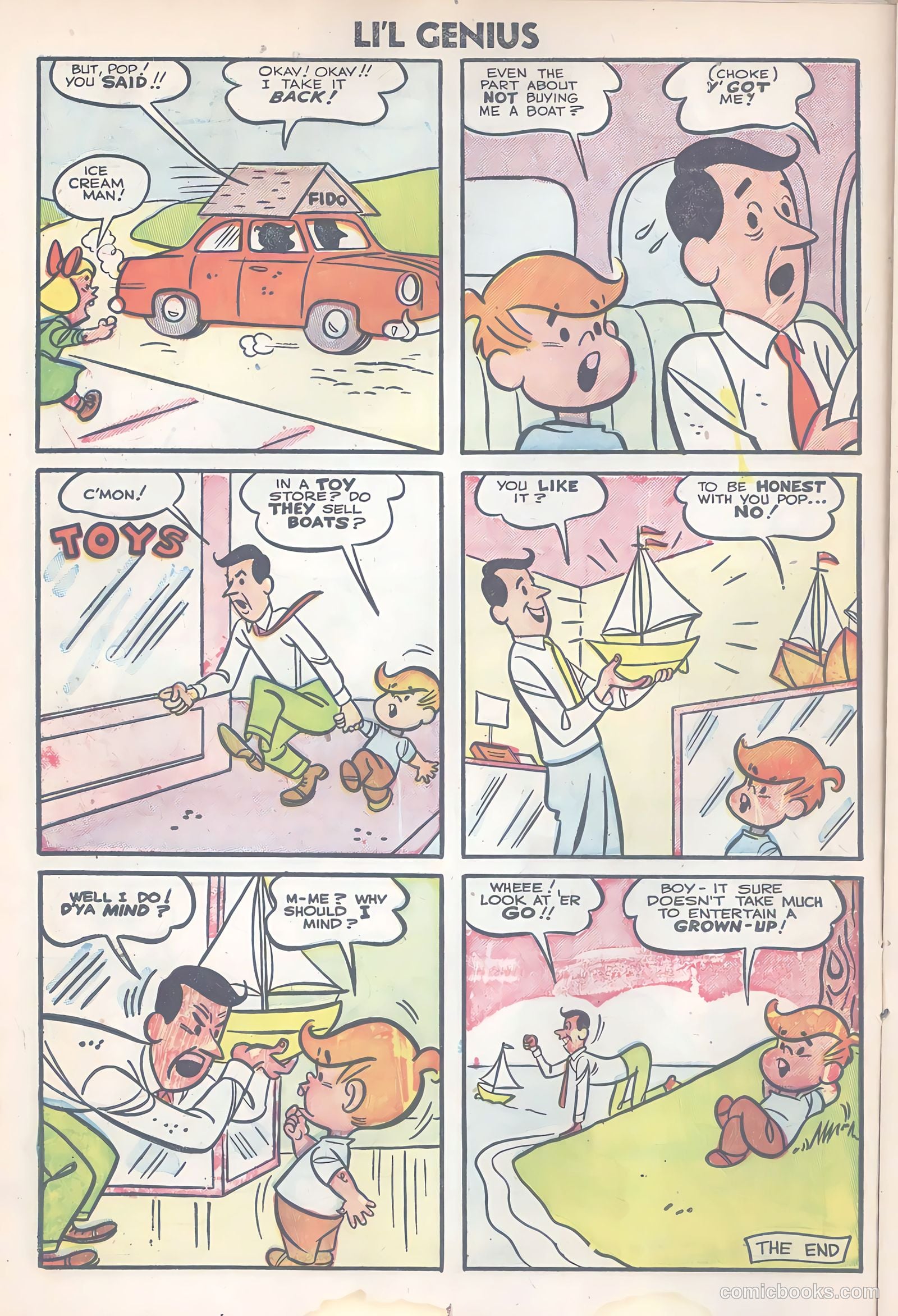 Li'l Genius #8 (1956) — page 14 of 36