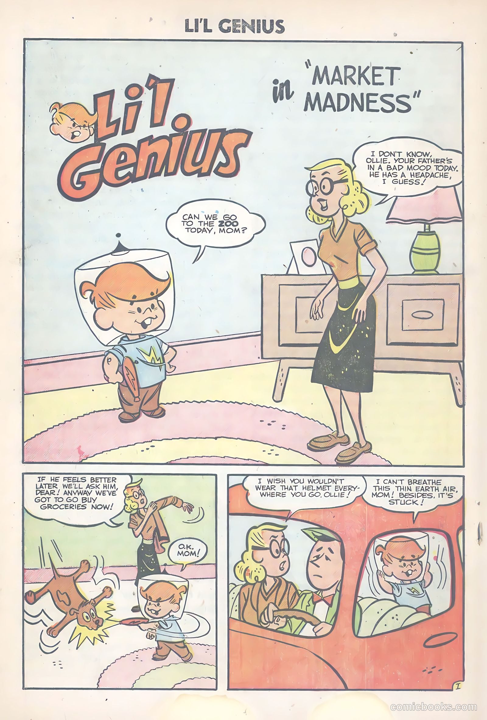 Li'l Genius #8 (1956) — page 18 of 36