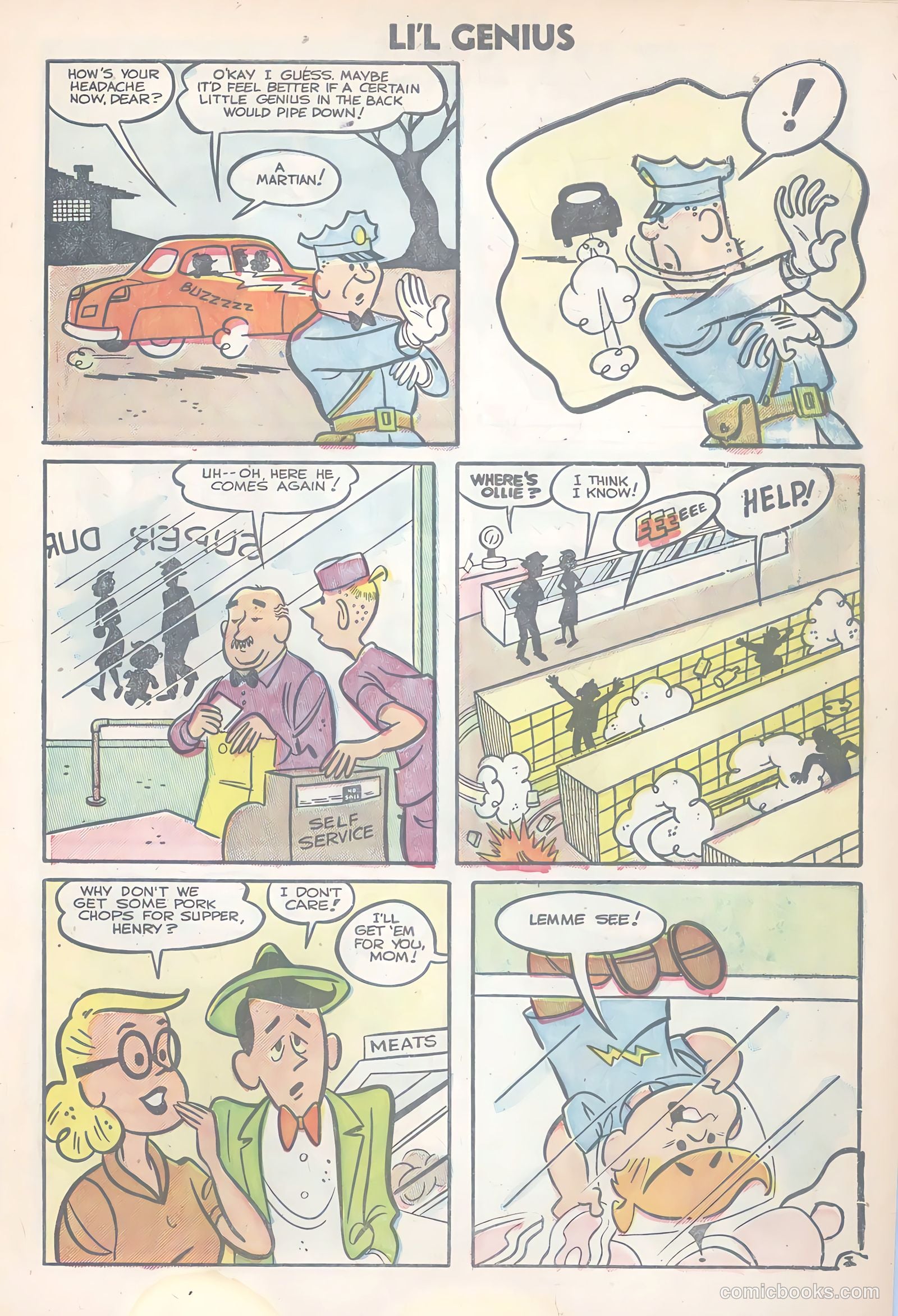 Li'l Genius #8 (1956) — page 19 of 36