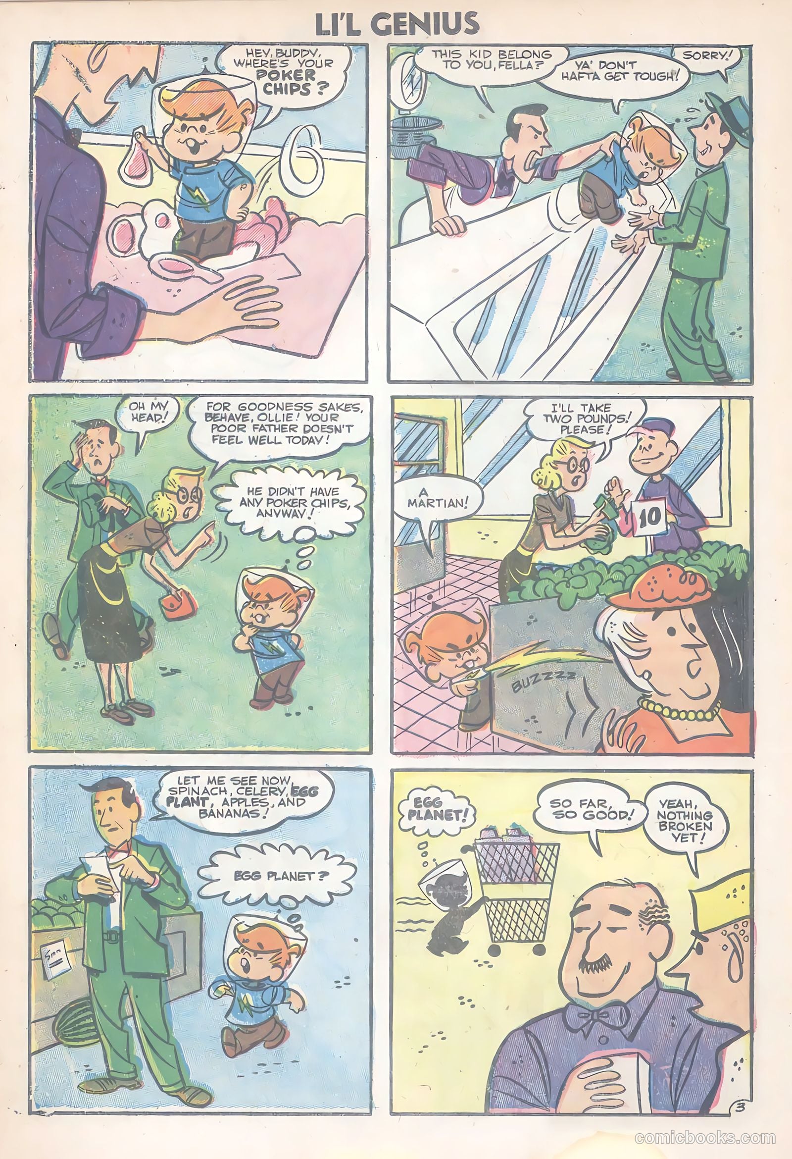 Li'l Genius #8 (1956) — page 20 of 36
