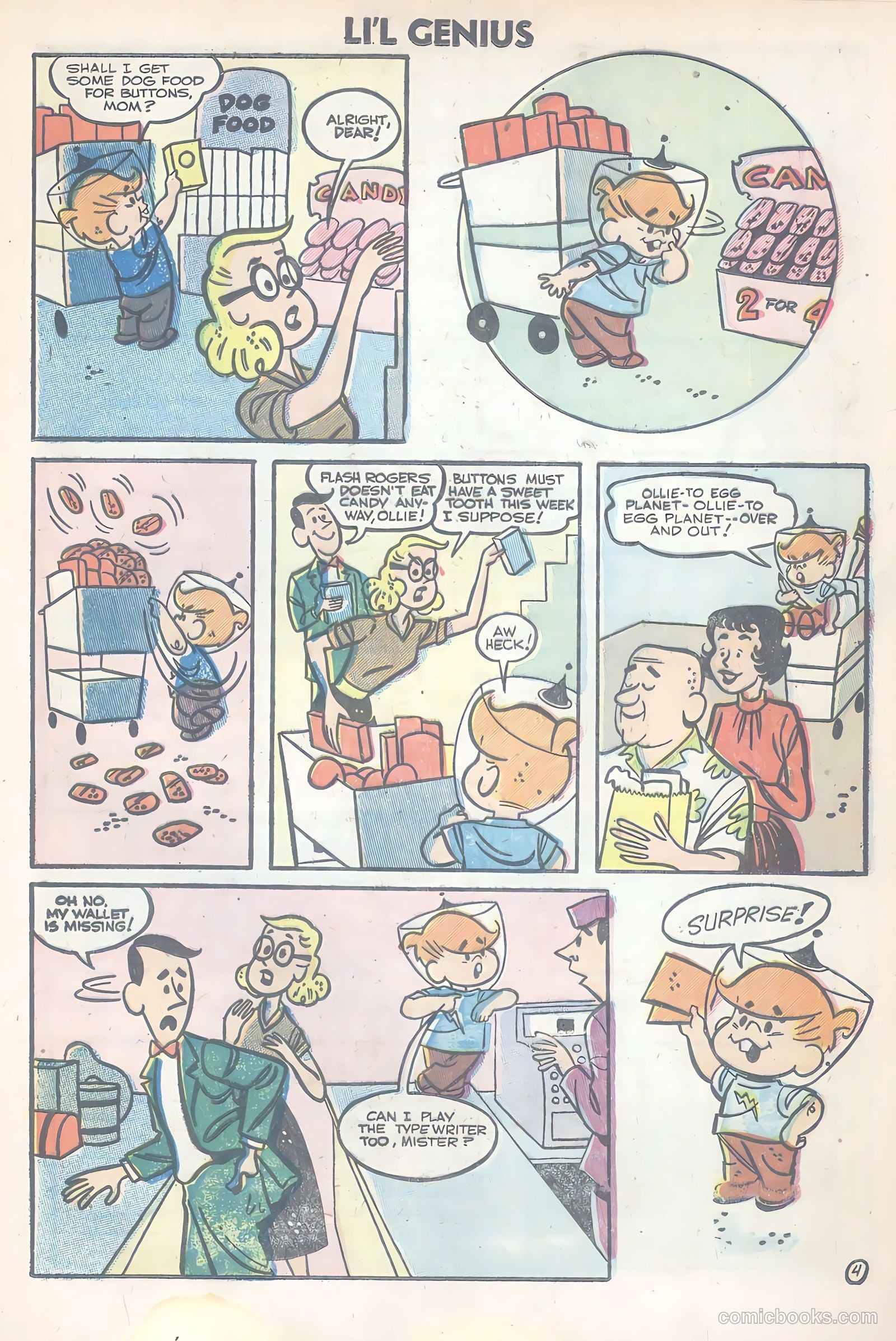 Li'l Genius #8 (1956) — page 21 of 36