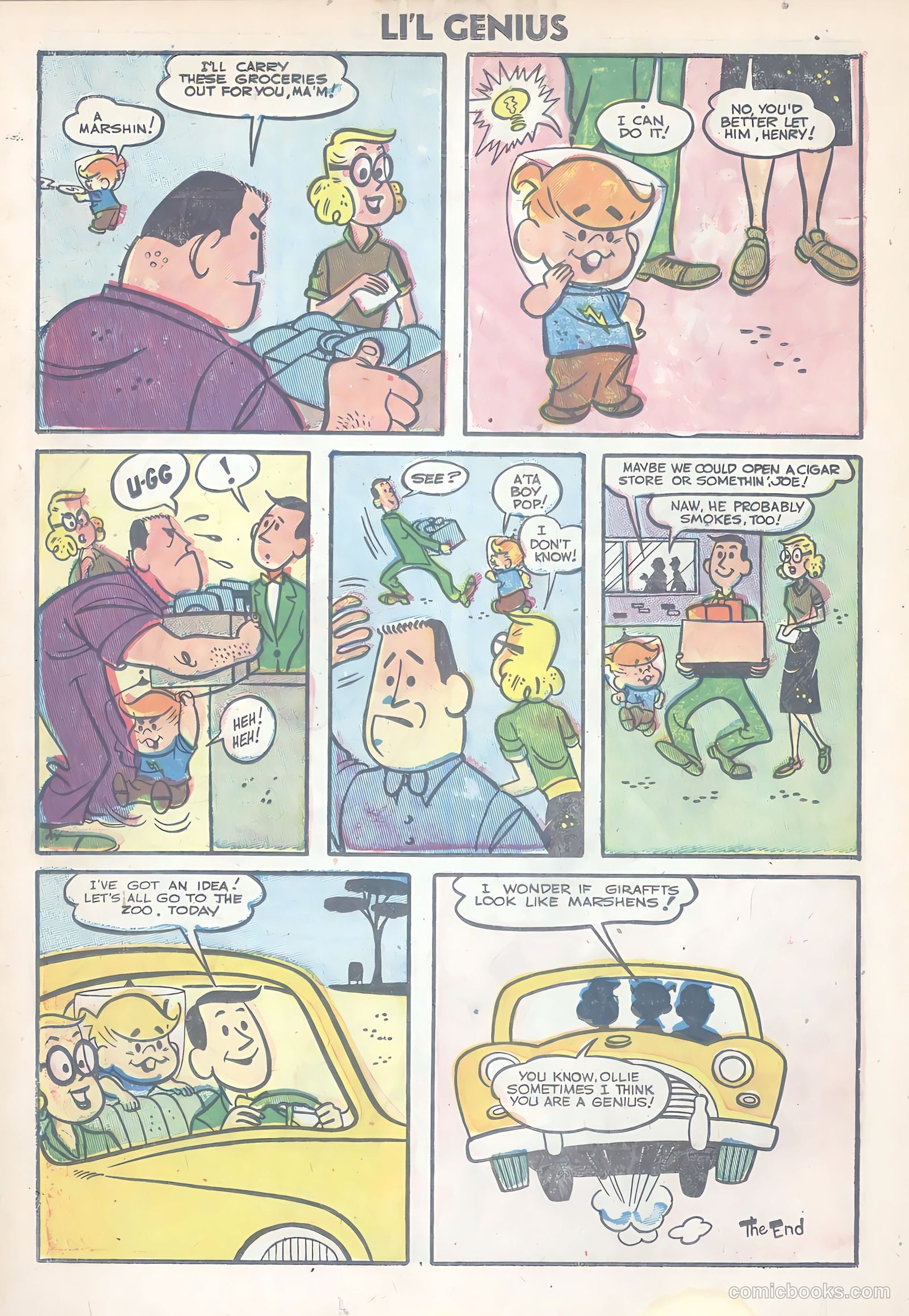 Li'l Genius #8 (1956) — page 24 of 36