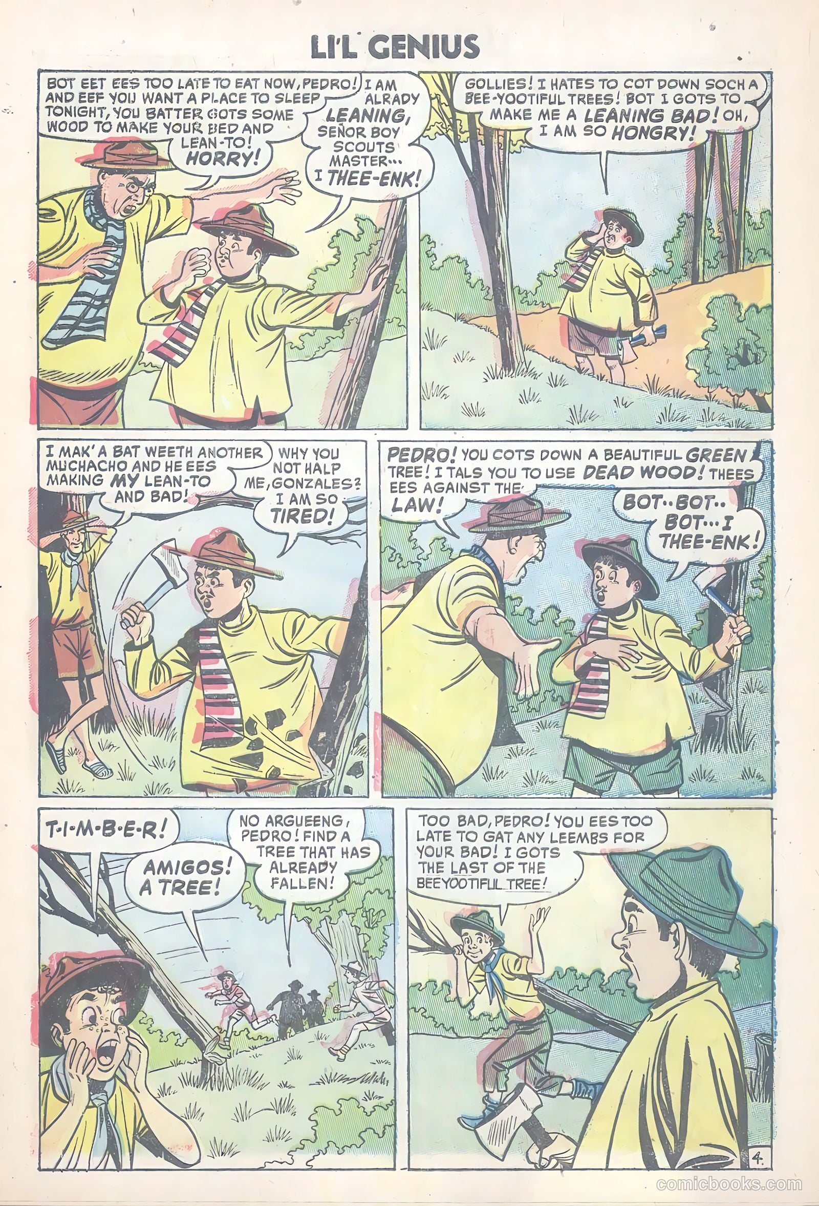 Li'l Genius #8 (1956) — page 28 of 36