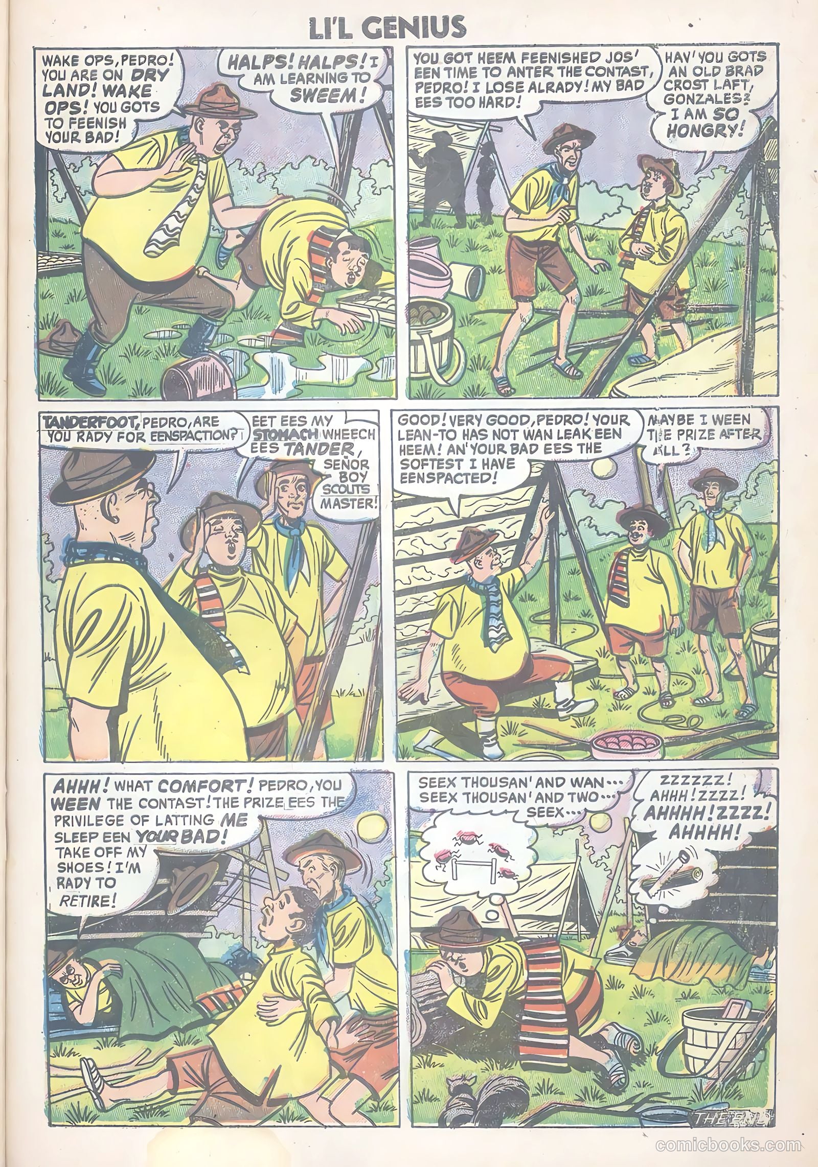 Li'l Genius #8 (1956) — page 33 of 36