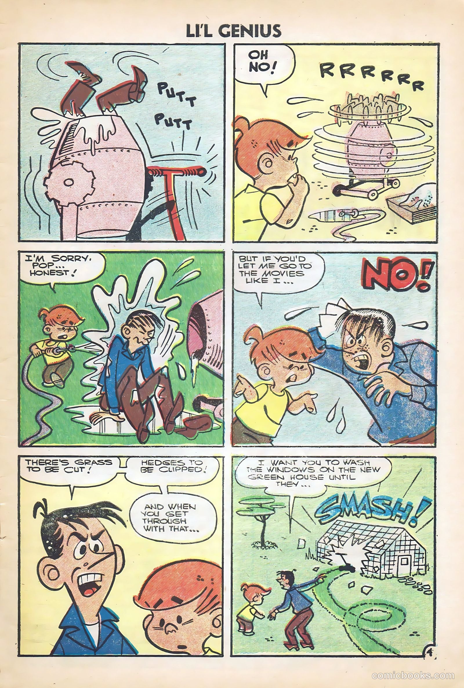 Li'l Genius #9 (1956) — page 7 of 36