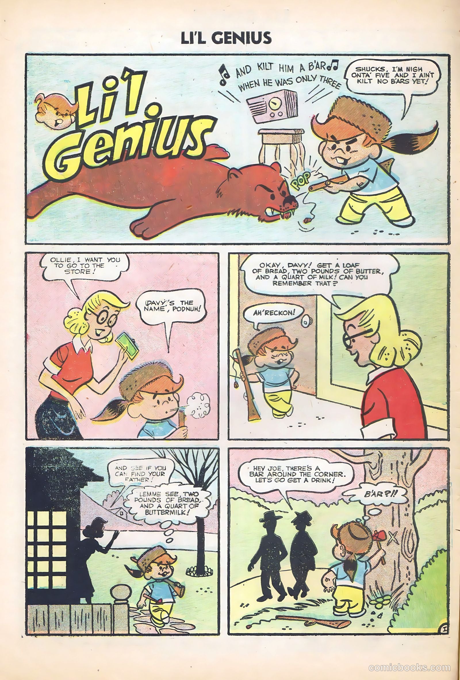 Li'l Genius #9 (1956) — page 10 of 36