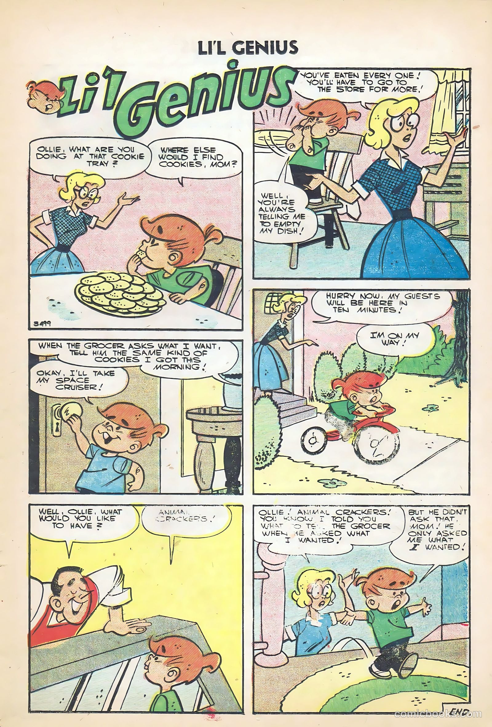 Li'l Genius #9 (1956) — page 17 of 36