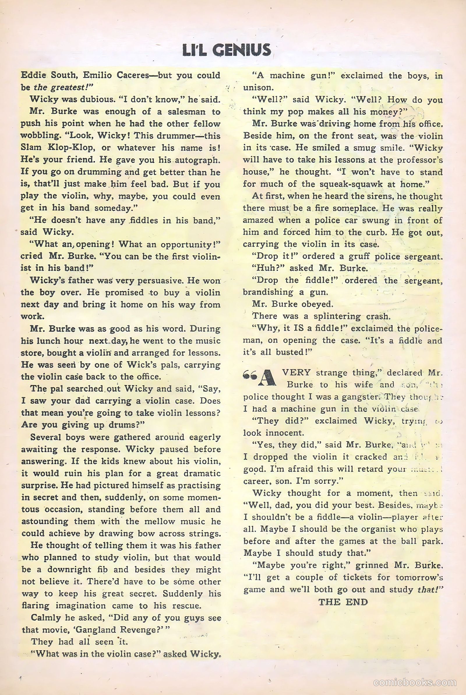 Li'l Genius #9 (1956) — page 19 of 36
