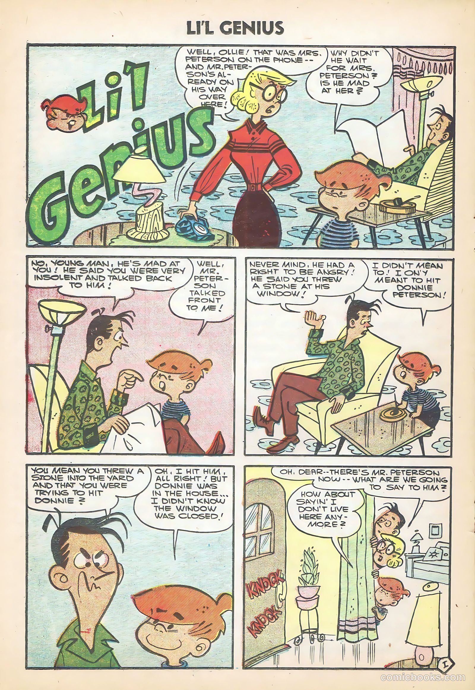 Li'l Genius #9 (1956) — page 20 of 36