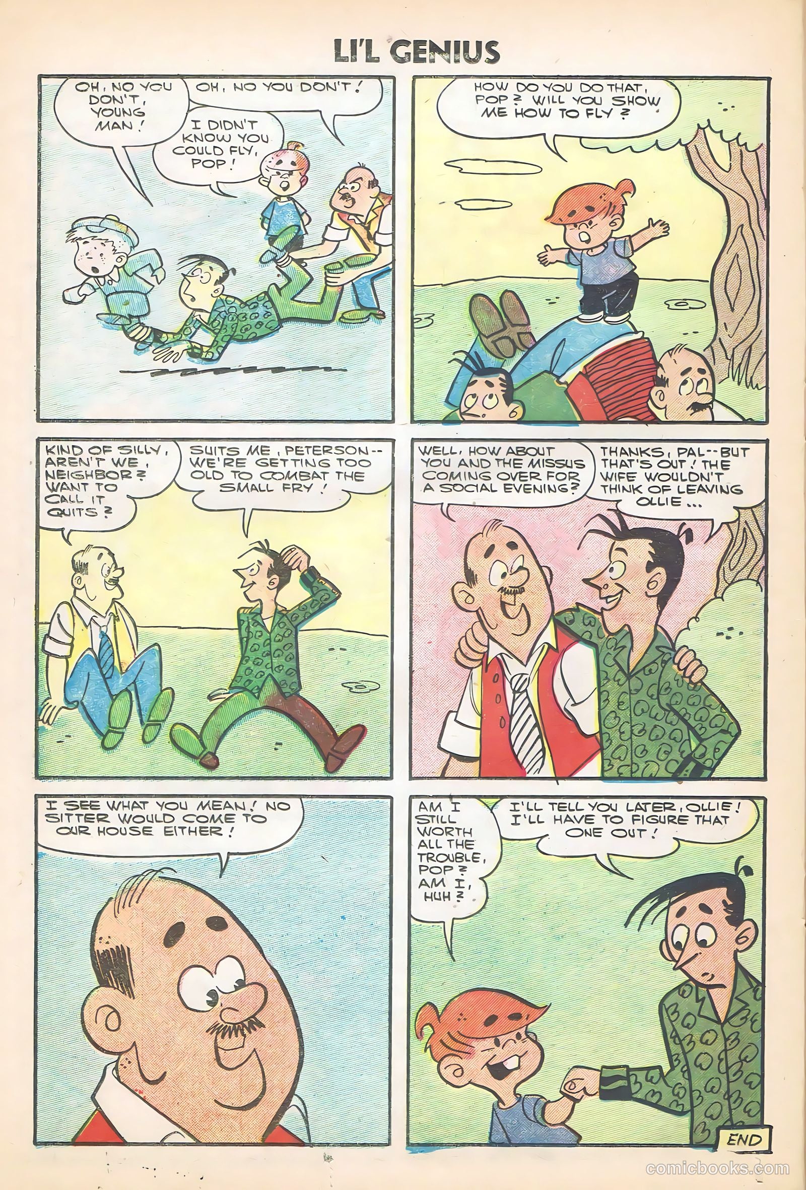 Li'l Genius #9 (1956) — page 24 of 36