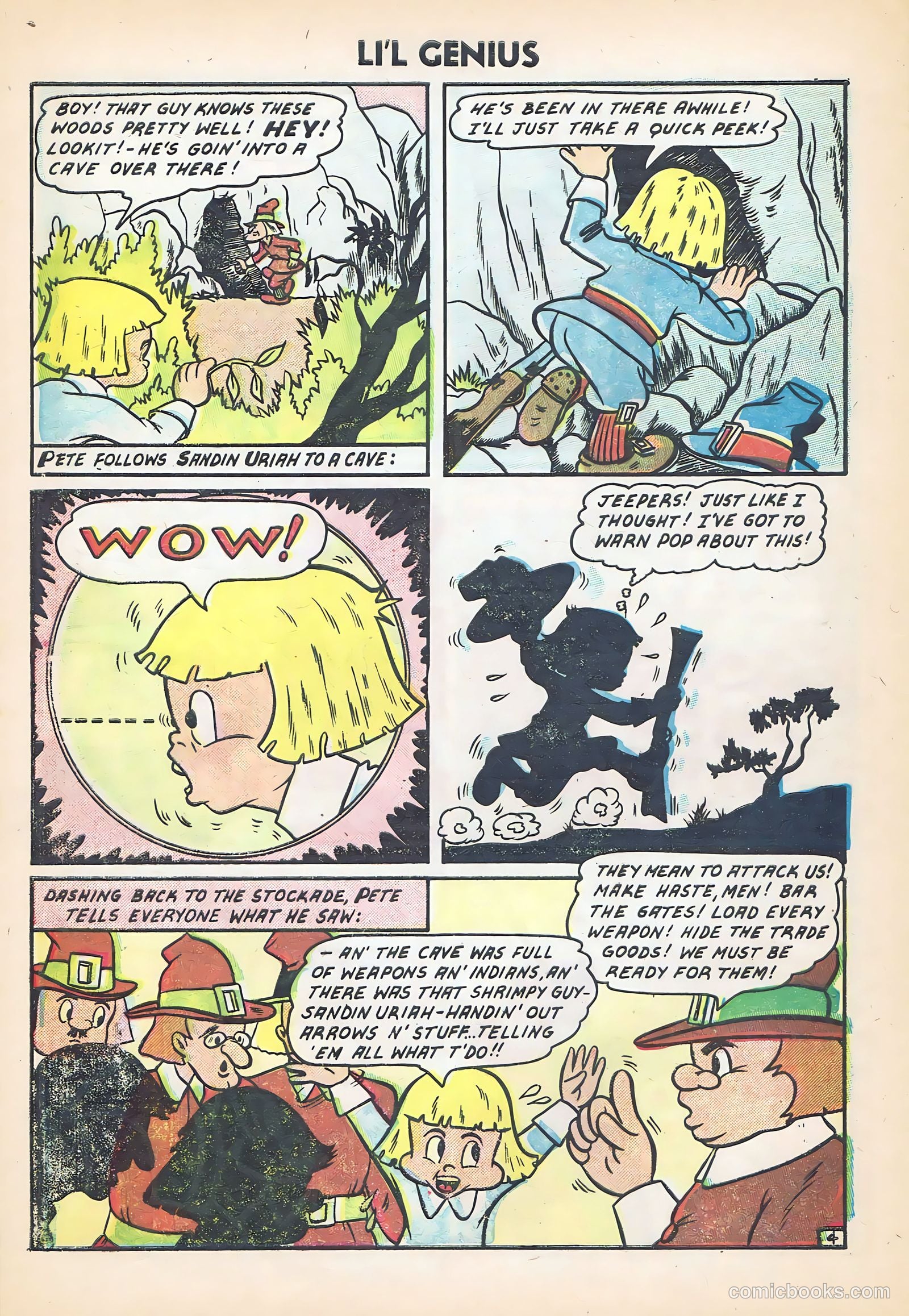 Li'l Genius #9 (1956) — page 28 of 36