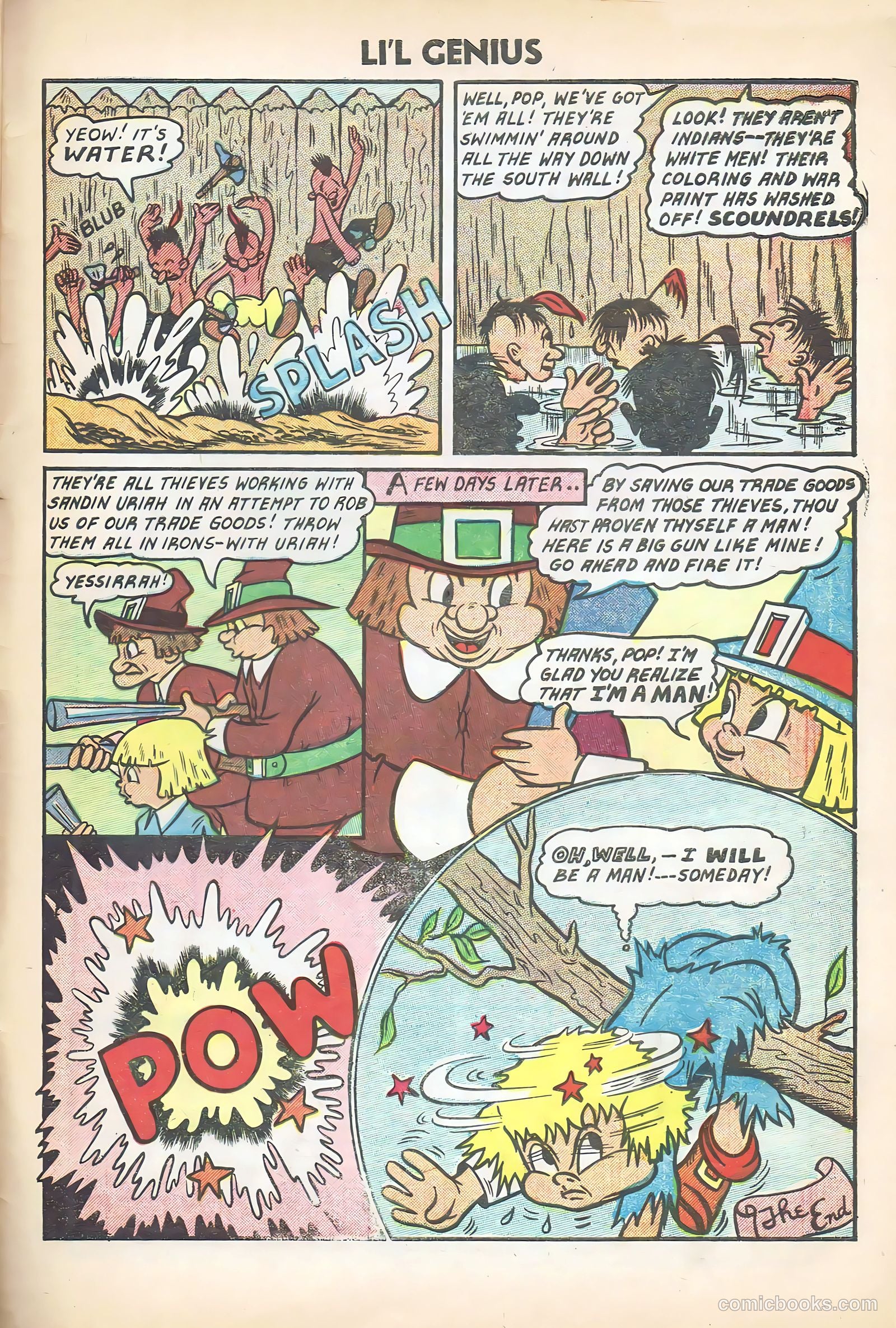 Li'l Genius #9 (1956) — page 33 of 36