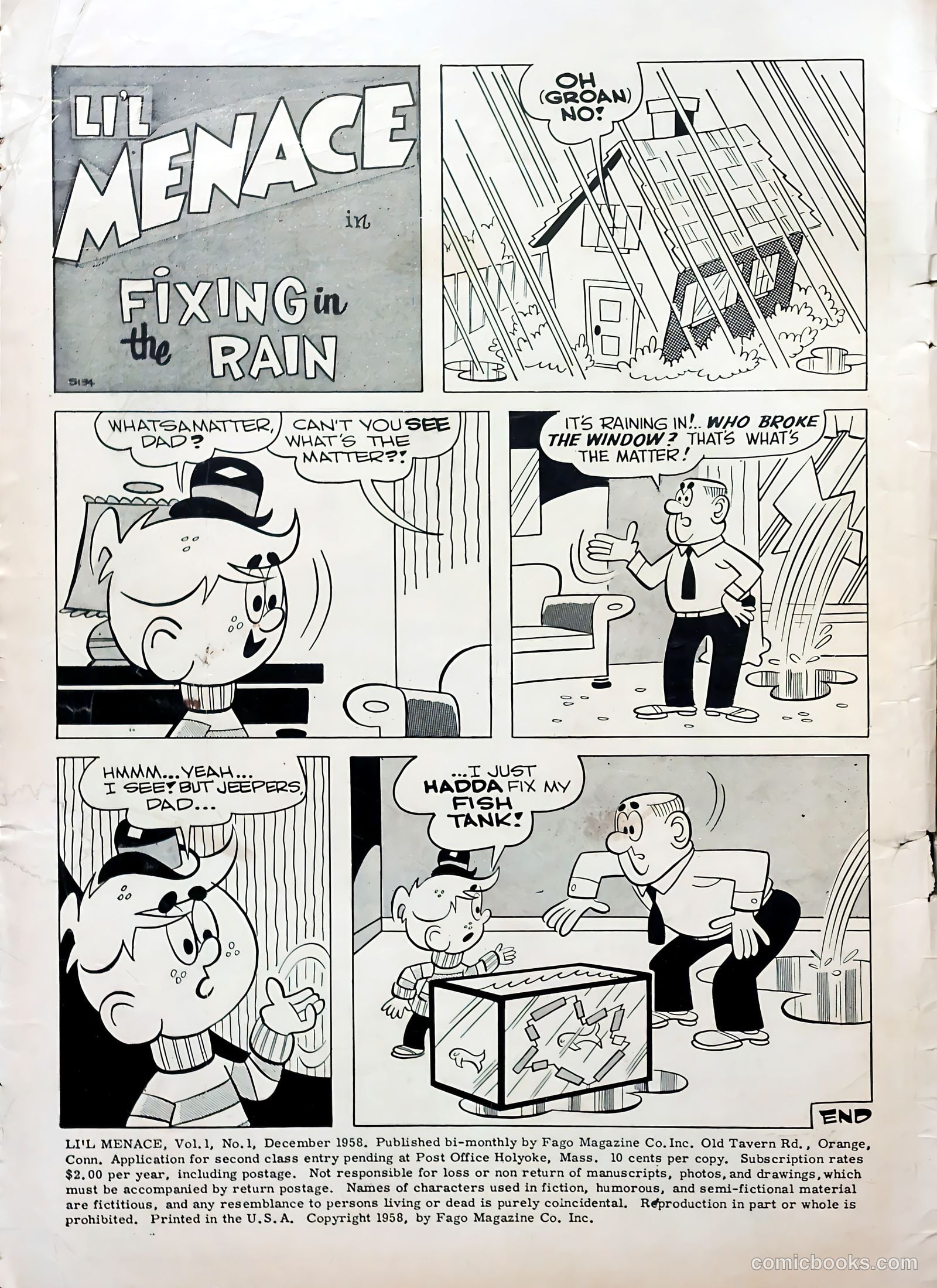 Li'l Menace #1 (1958) — page 2 of 36