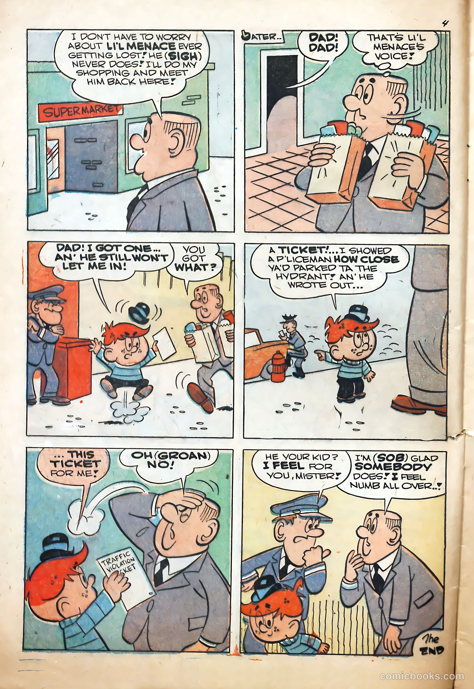Li'l Menace #1 (1958) — page 6 of 36