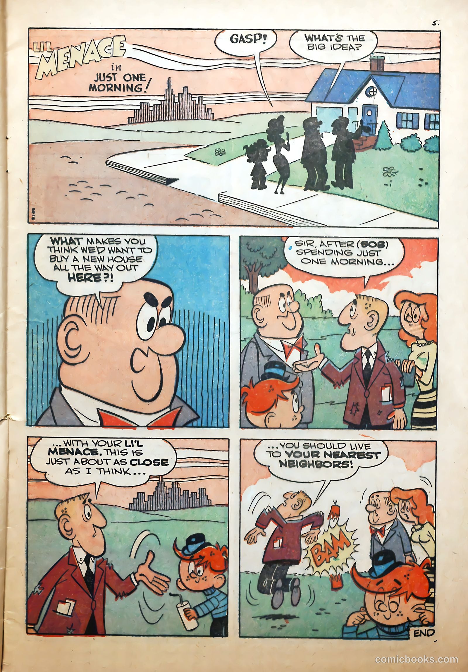 Li'l Menace #1 (1958) — page 7 of 36