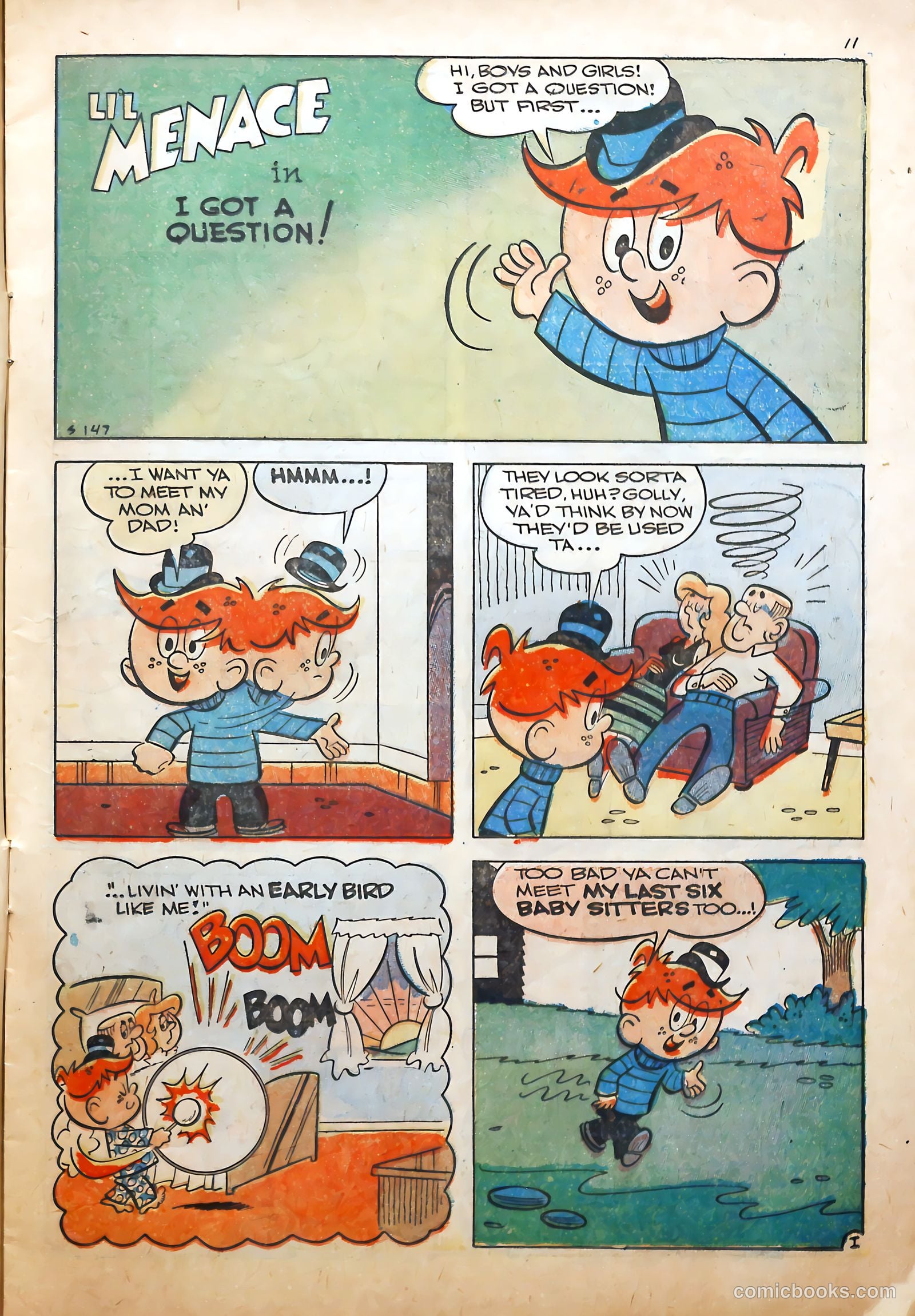 Li'l Menace #1 (1958) — page 13 of 36