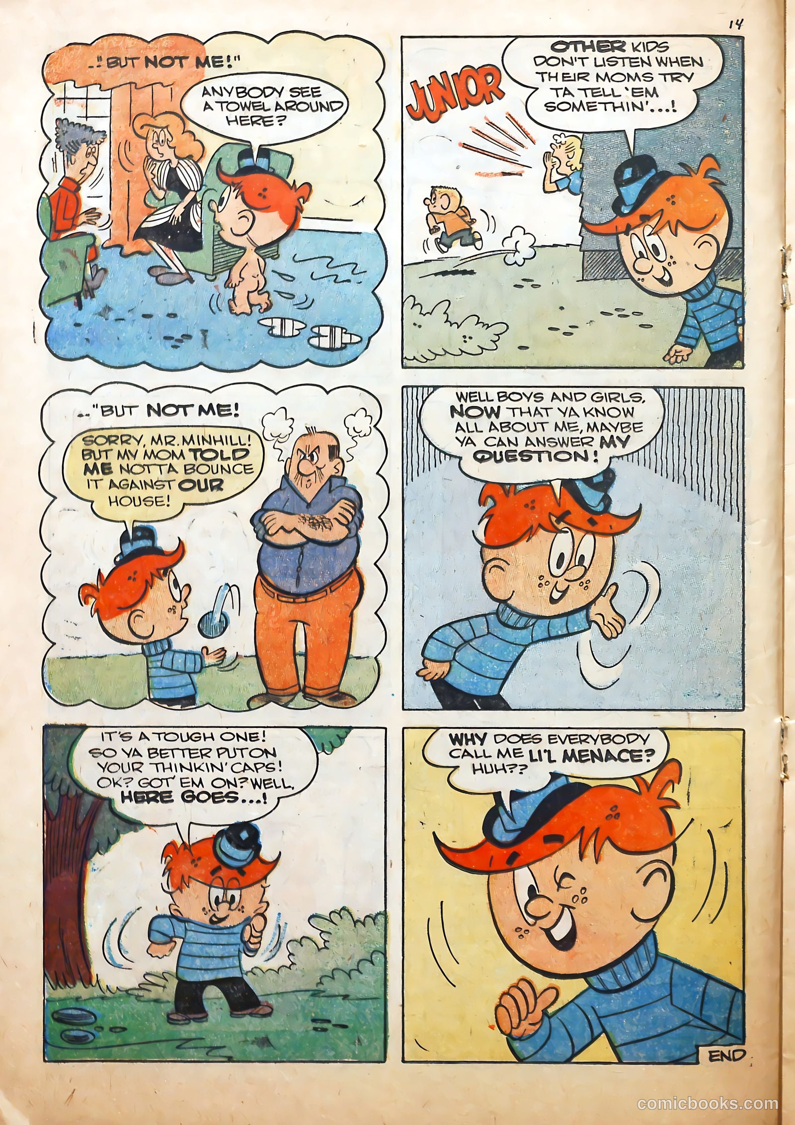 Li'l Menace #1 (1958) — page 16 of 36