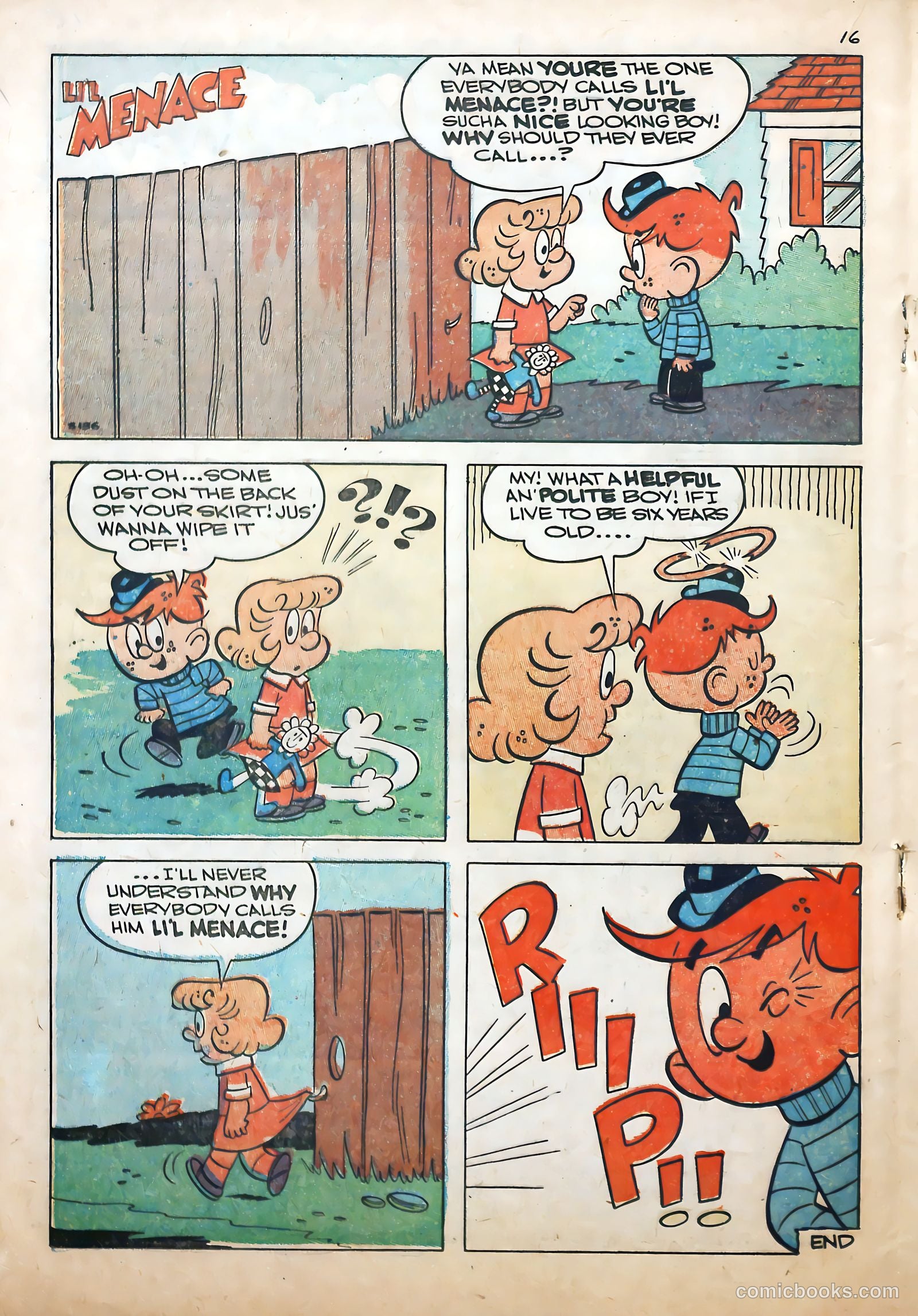 Li'l Menace #1 (1958) — page 18 of 36