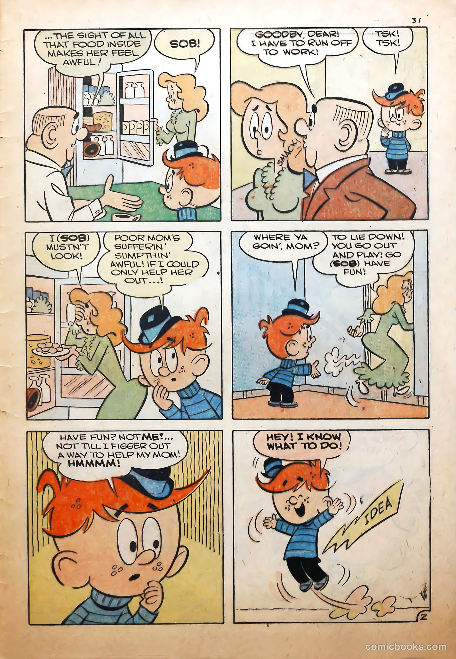 Li'l Menace #1 (1958) — page 33 of 36