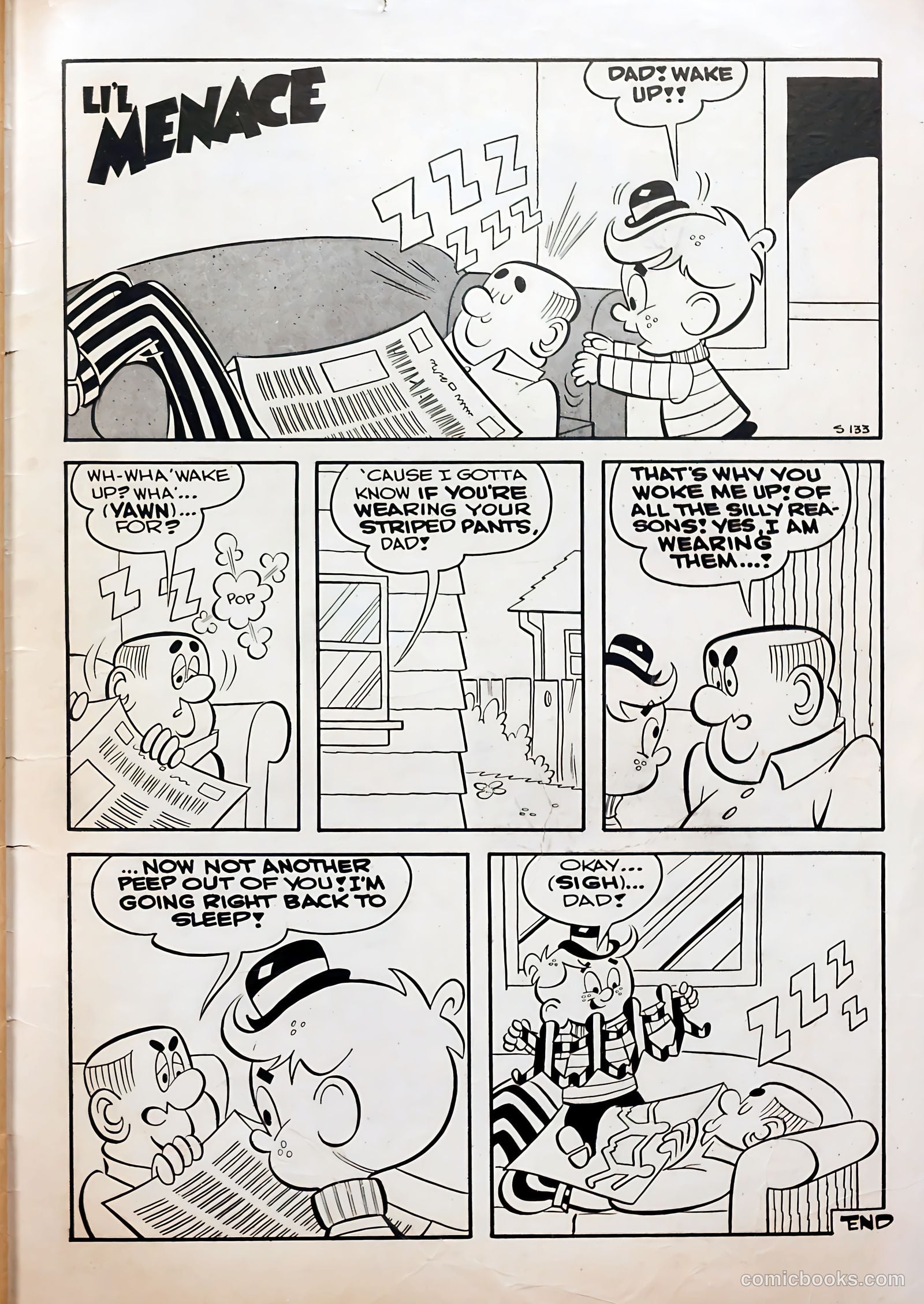 Li'l Menace #1 (1958) — page 35 of 36