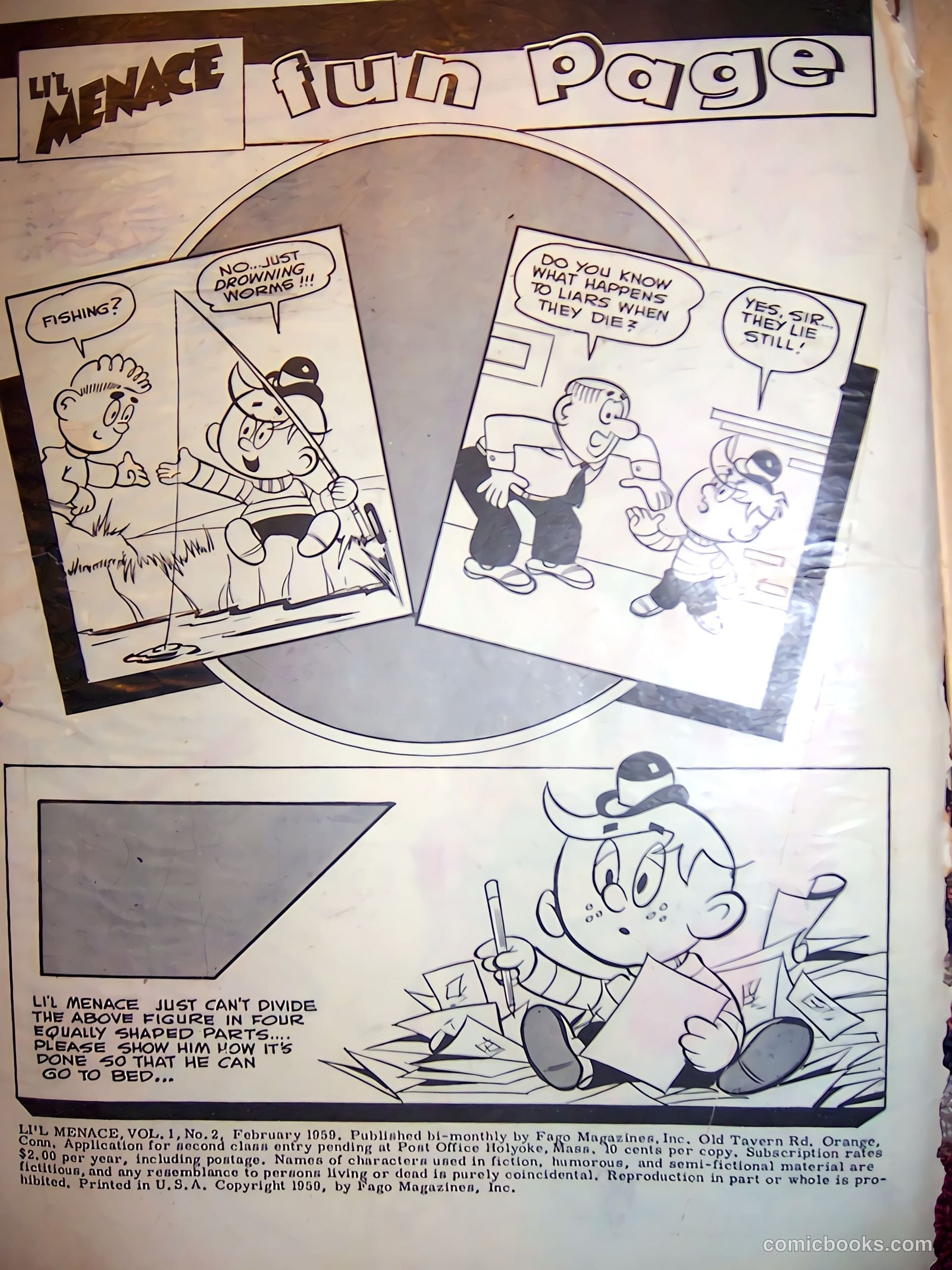 Li'l Menace #2 (1959) — page 2 of 36