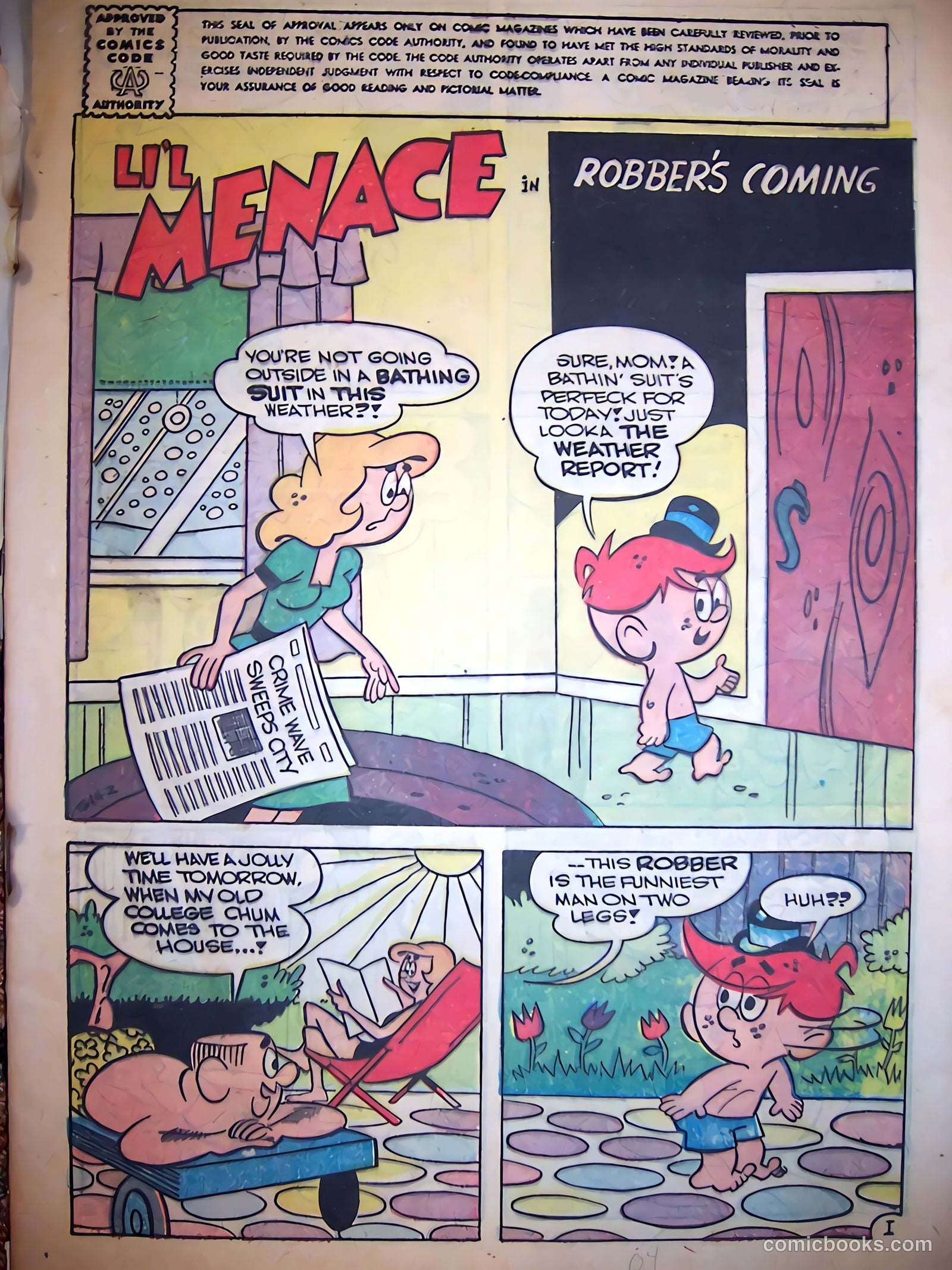 Li'l Menace #2 (1959) — page 3 of 36