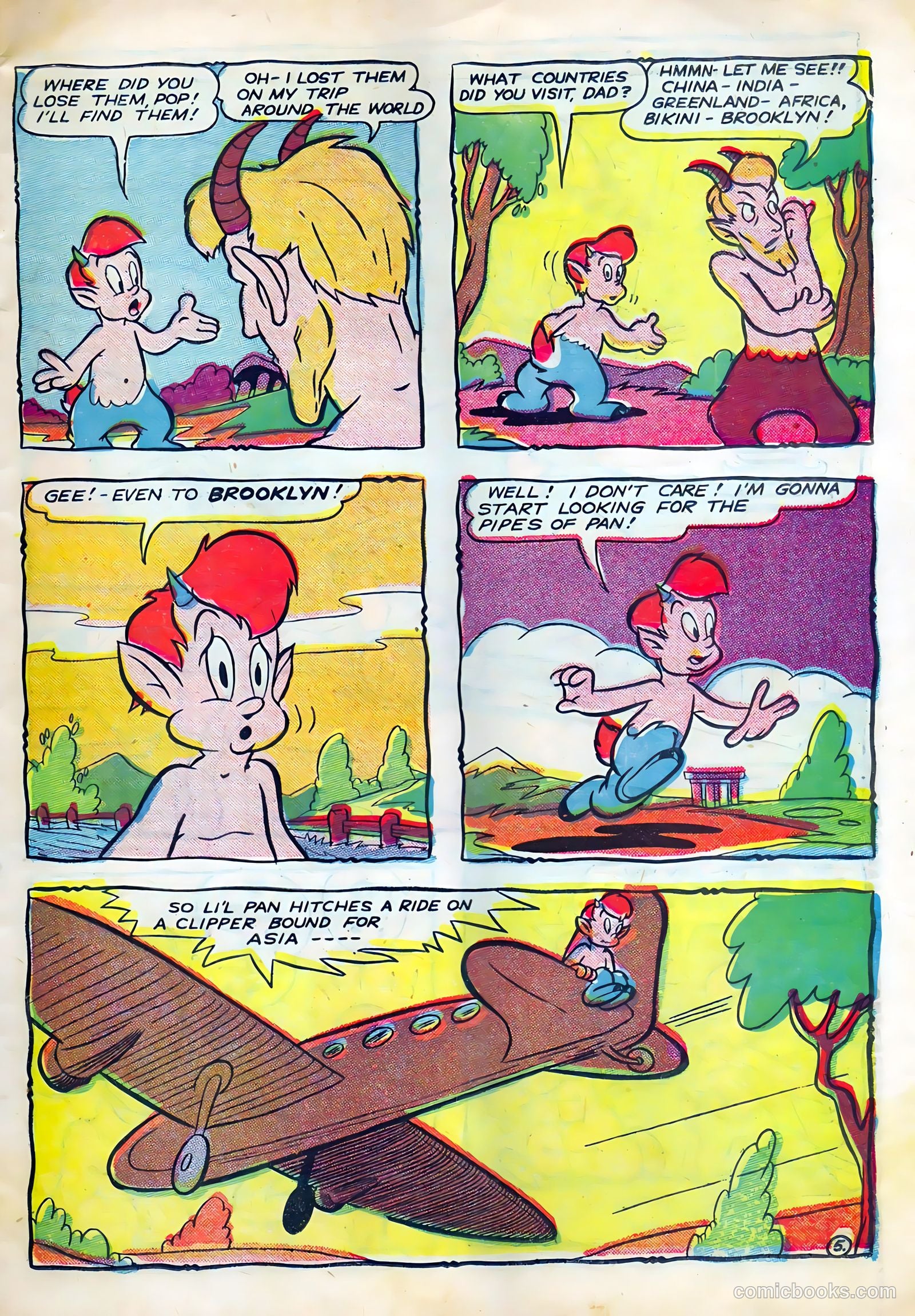 Li'l Pan #6 (1946) — page 7 of 36
