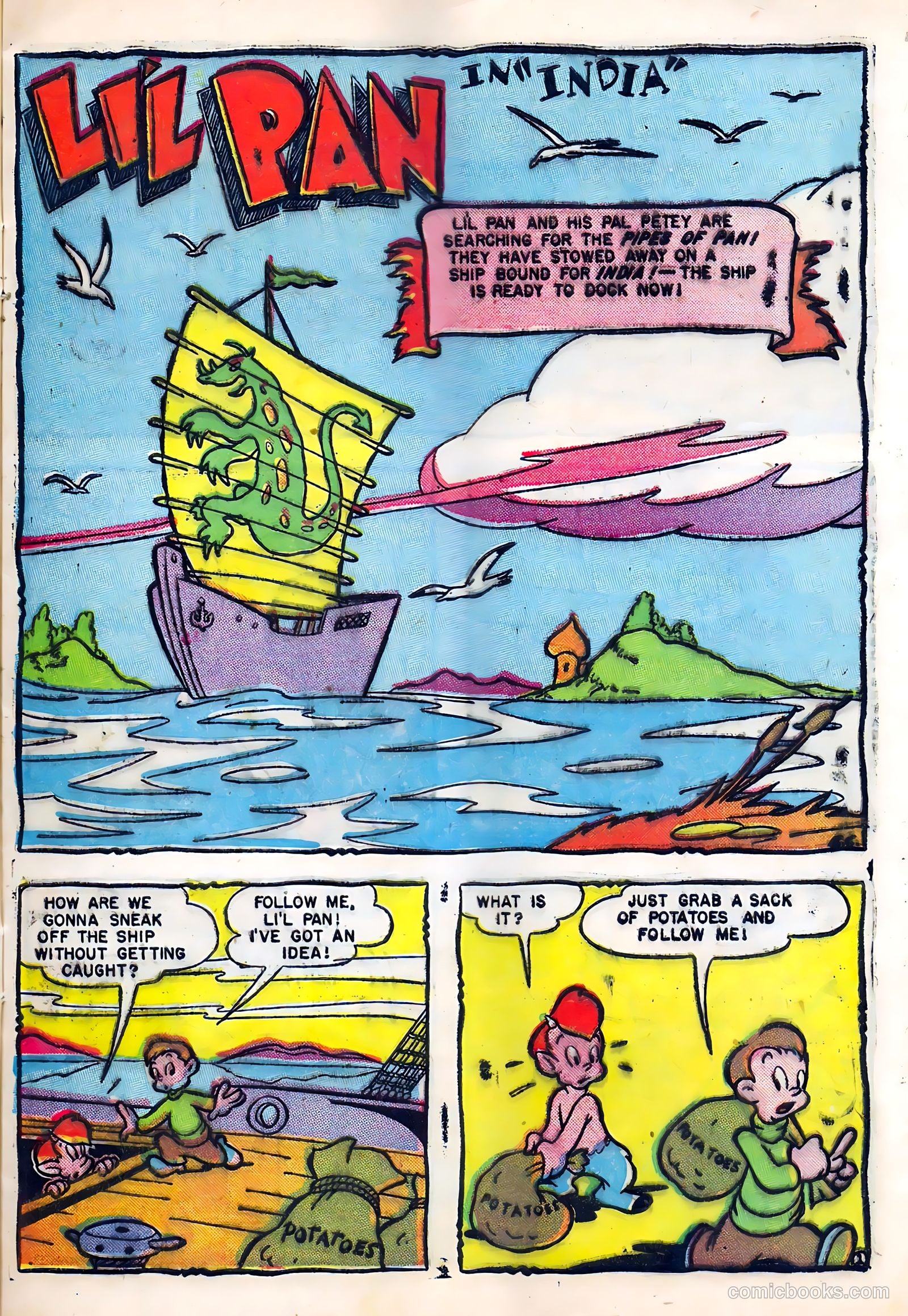 Li'l Pan #6 (1946) — page 13 of 36