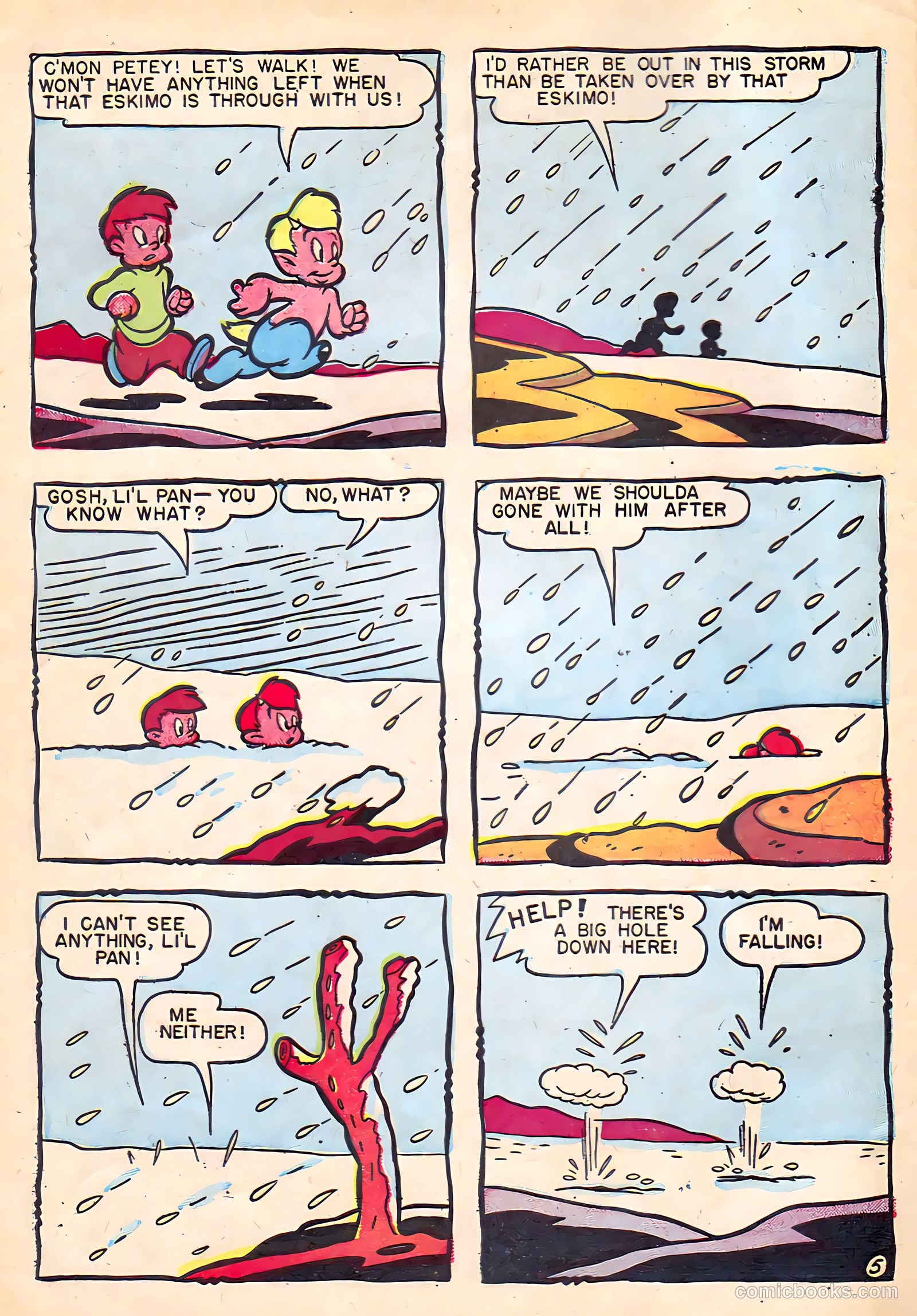 Li'l Pan #7 (1947) — page 8 of 36