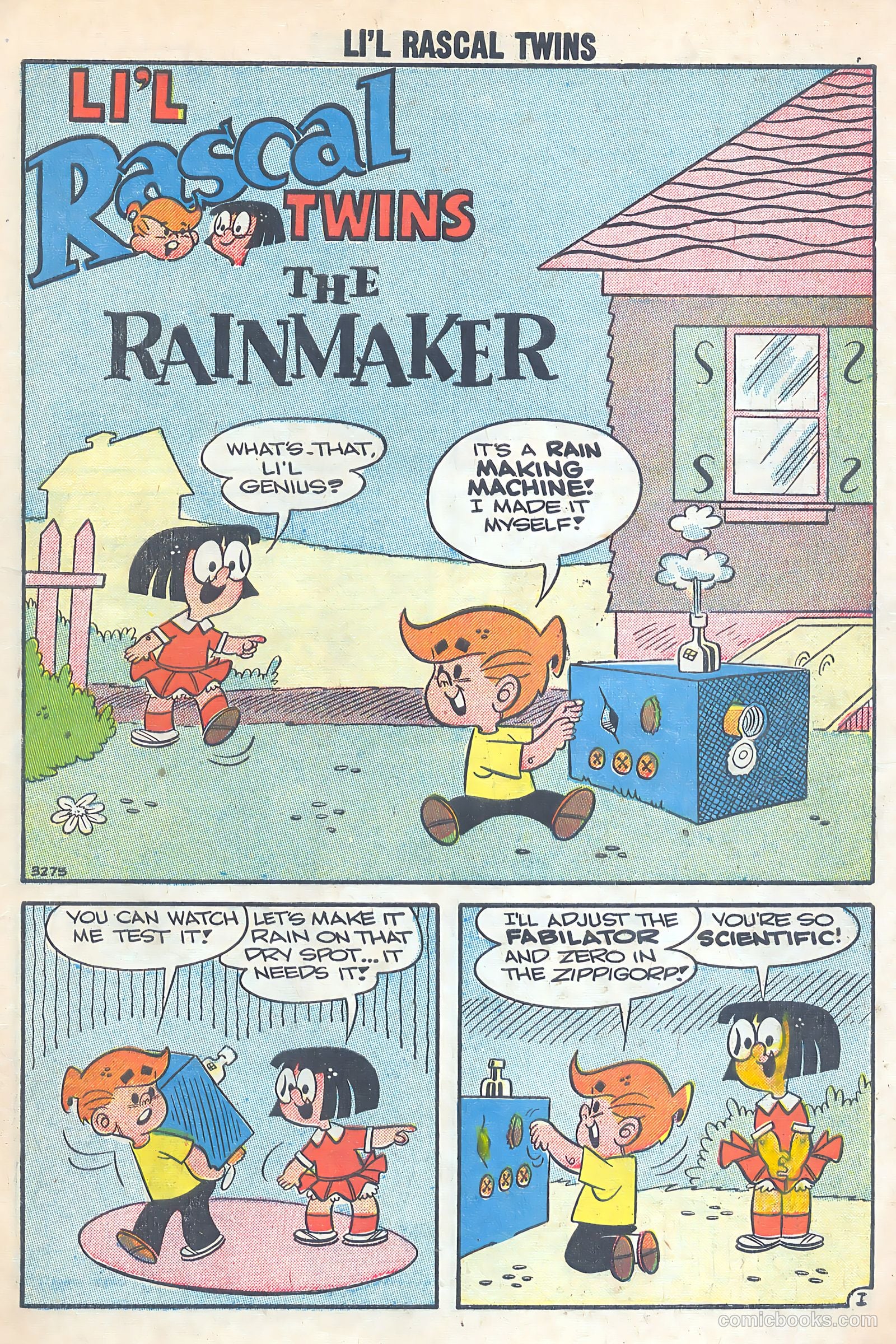 Li'l Rascal Twins #10 (1958) — page 3 of 37