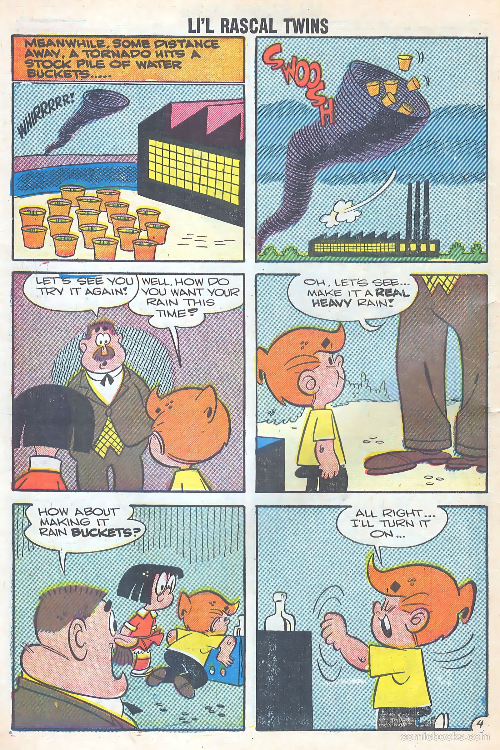 Li'l Rascal Twins #10 (1958) — page 6 of 37