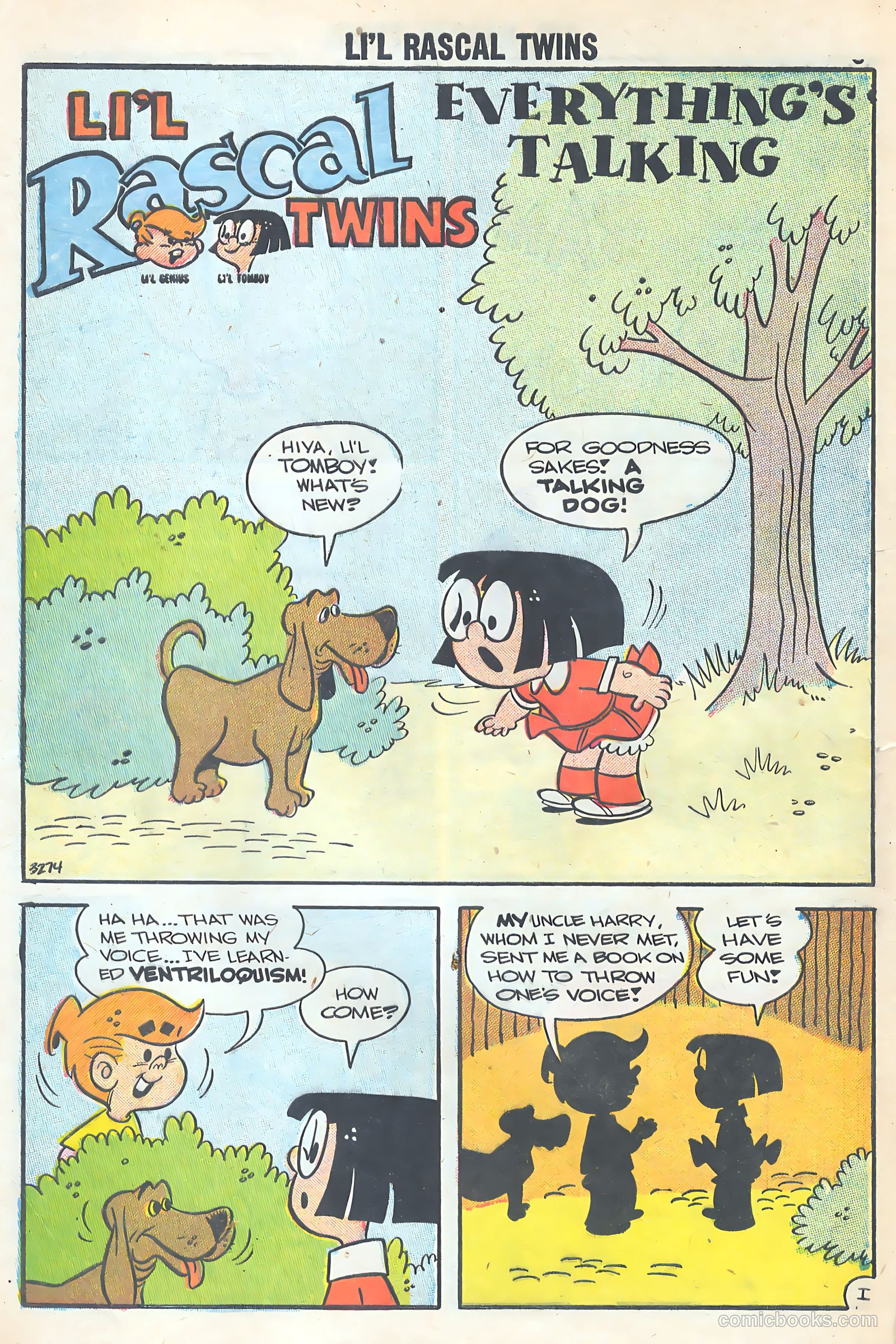 Li'l Rascal Twins #10 (1958) — page 8 of 37