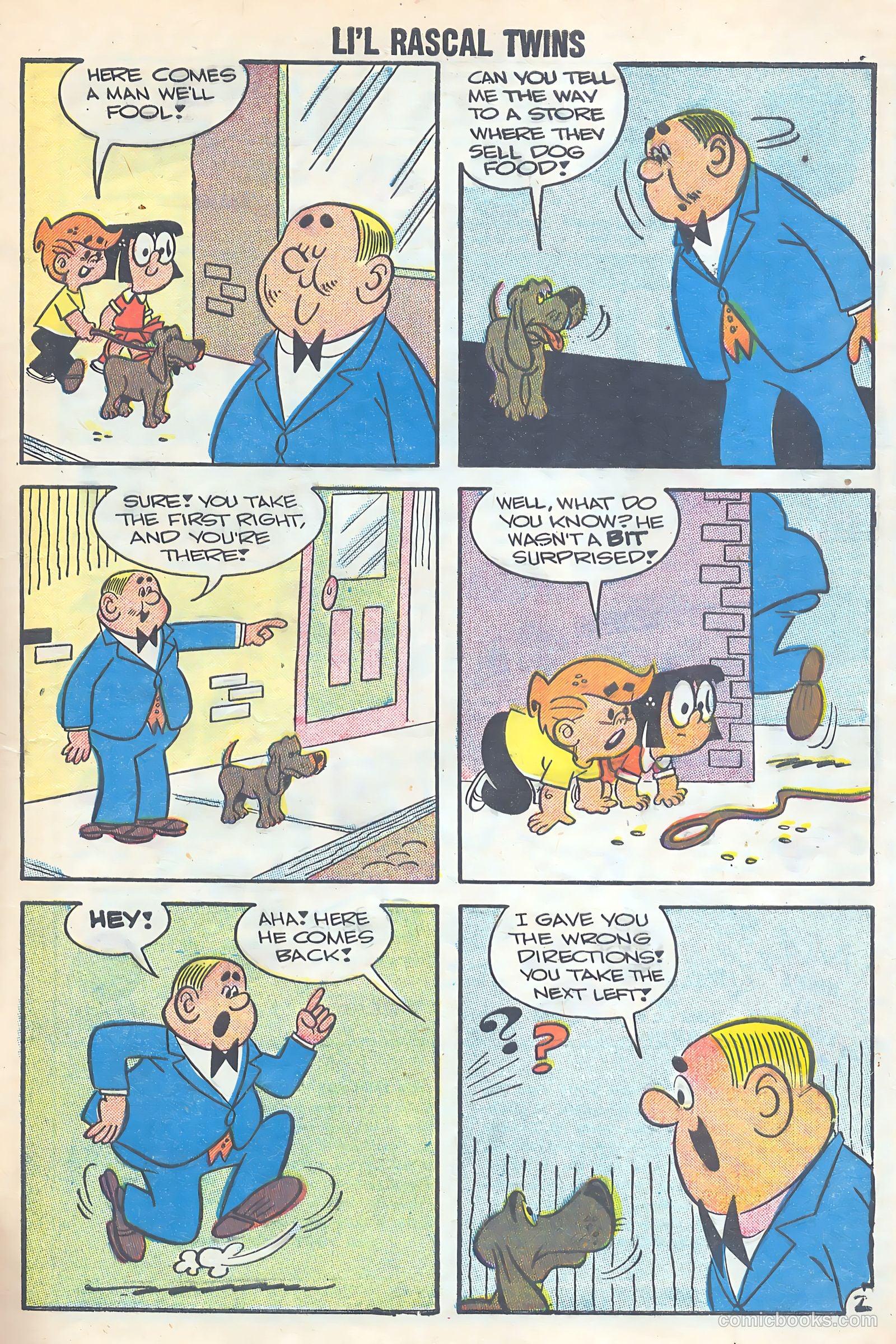 Li'l Rascal Twins #10 (1958) — page 9 of 37
