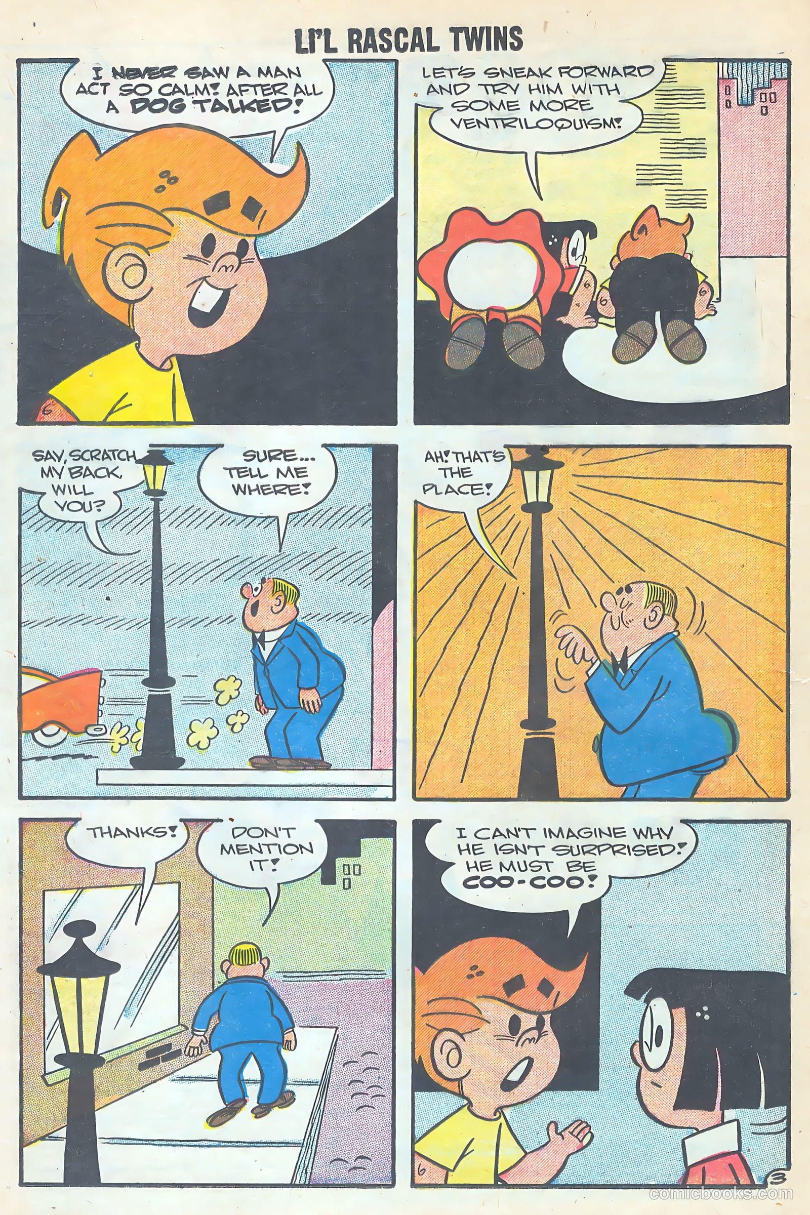 Li'l Rascal Twins #10 (1958) — page 12 of 37