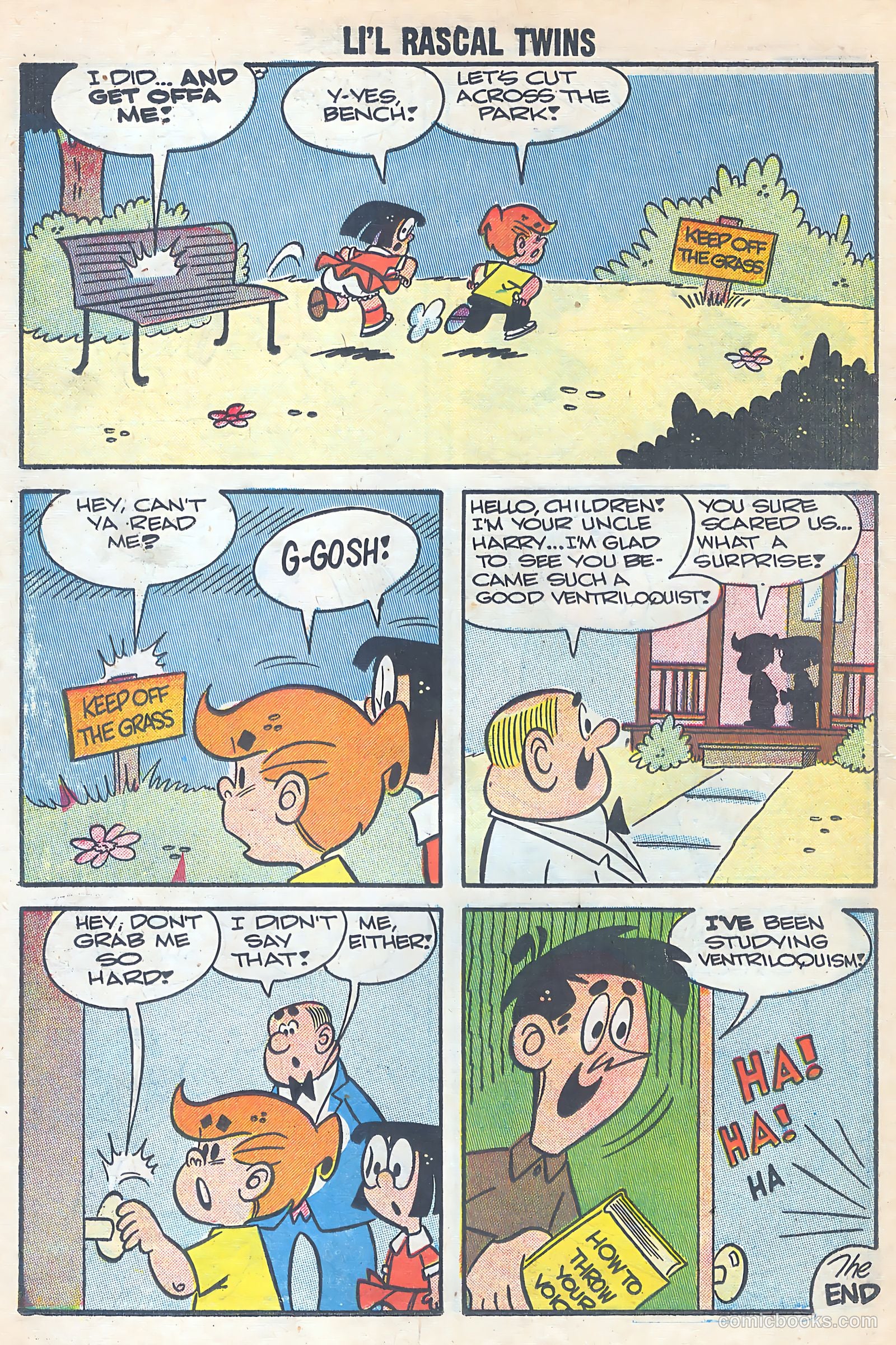 Li'l Rascal Twins #10 (1958) — page 14 of 37