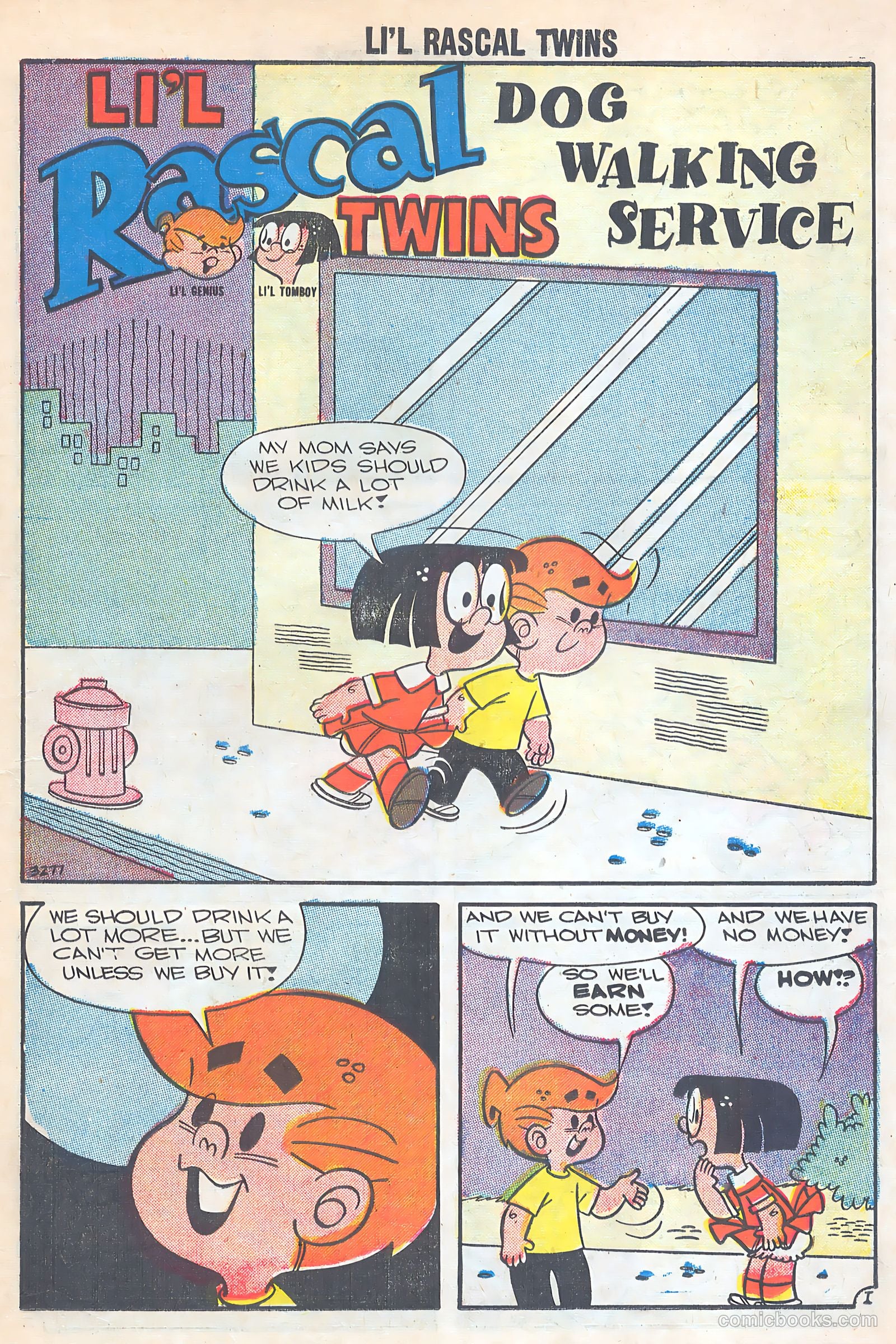 Li'l Rascal Twins #10 (1958) — page 15 of 37
