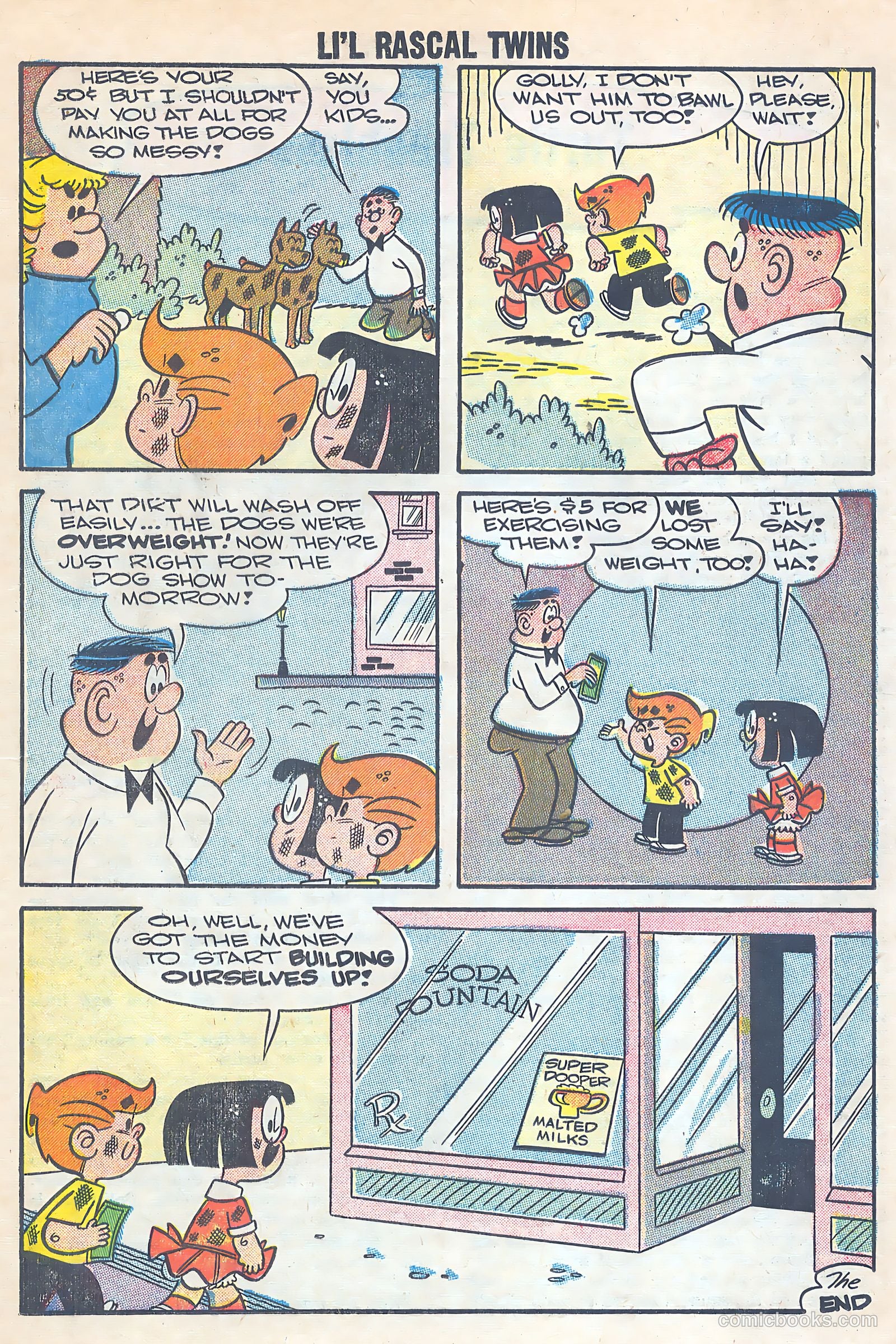Li'l Rascal Twins #10 (1958) — page 19 of 37