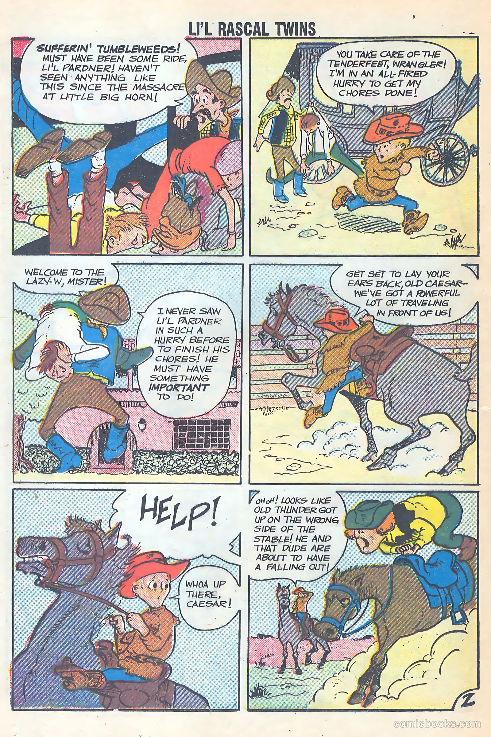 Li'l Rascal Twins #10 (1958) — page 24 of 37
