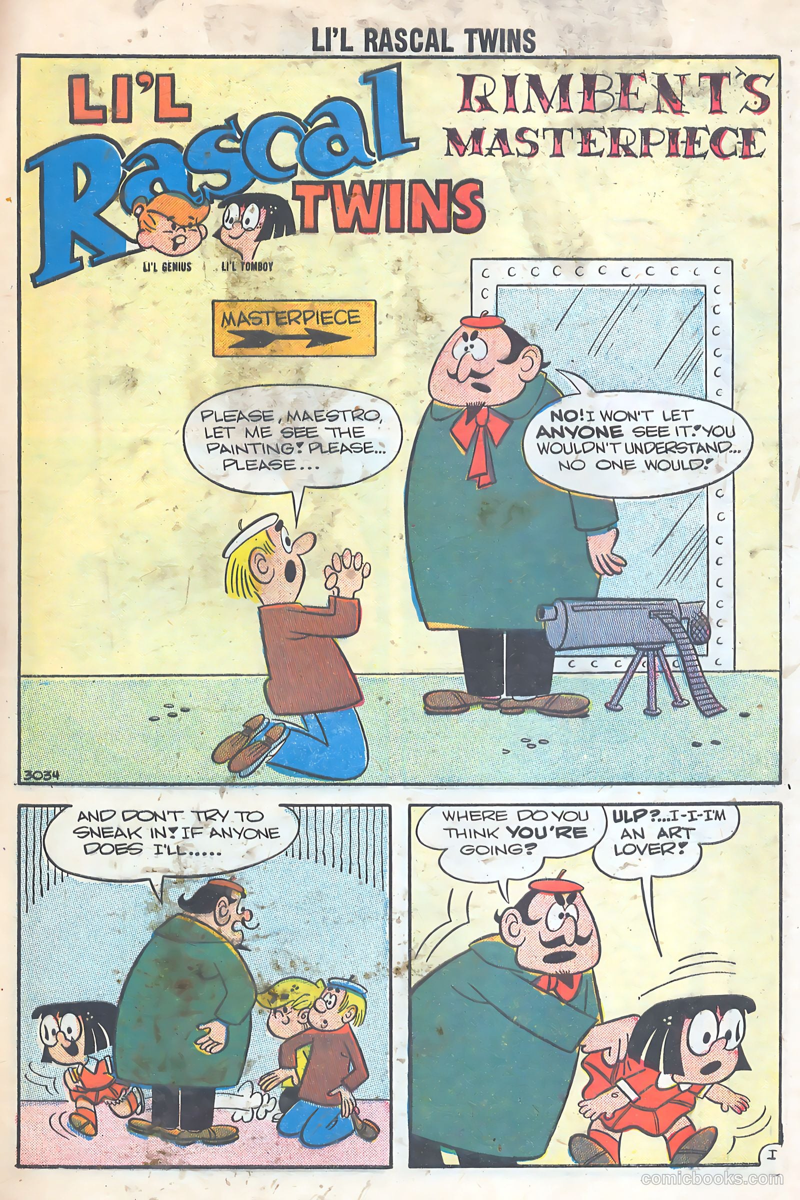 Li'l Rascal Twins #10 (1958) — page 29 of 37