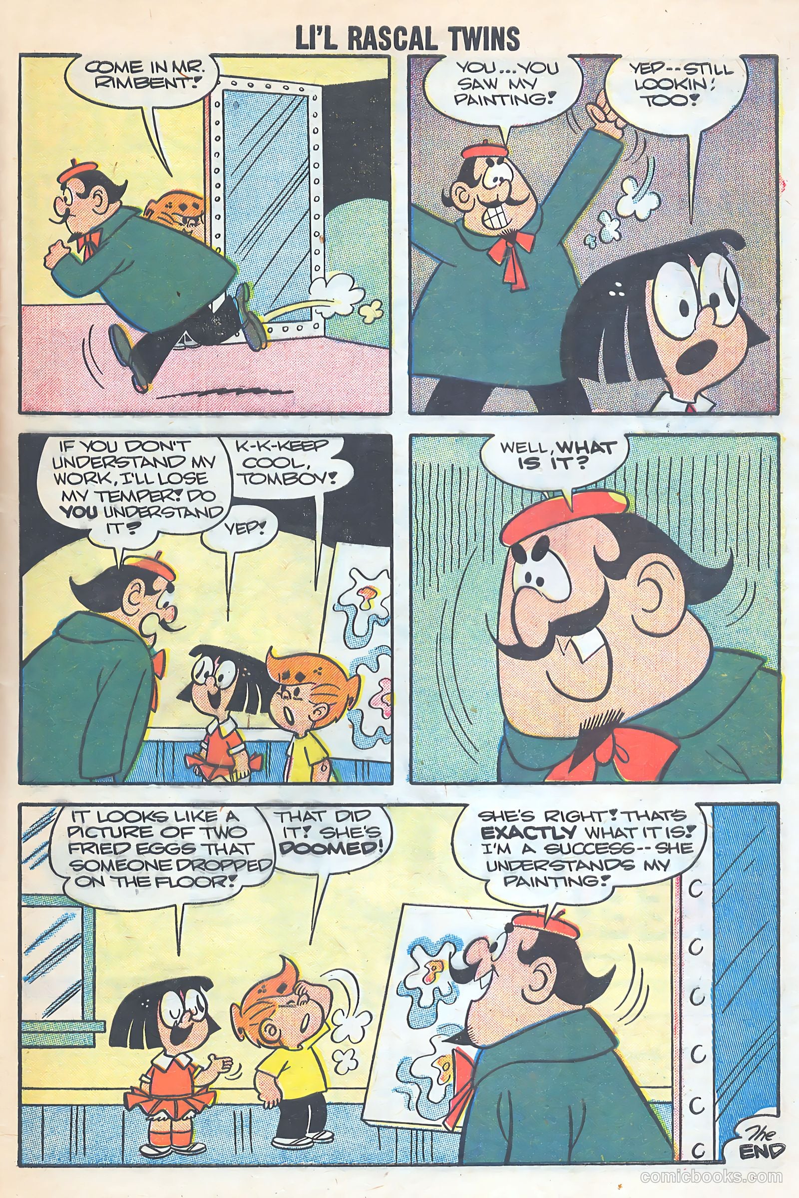 Li'l Rascal Twins #10 (1958) — page 33 of 37